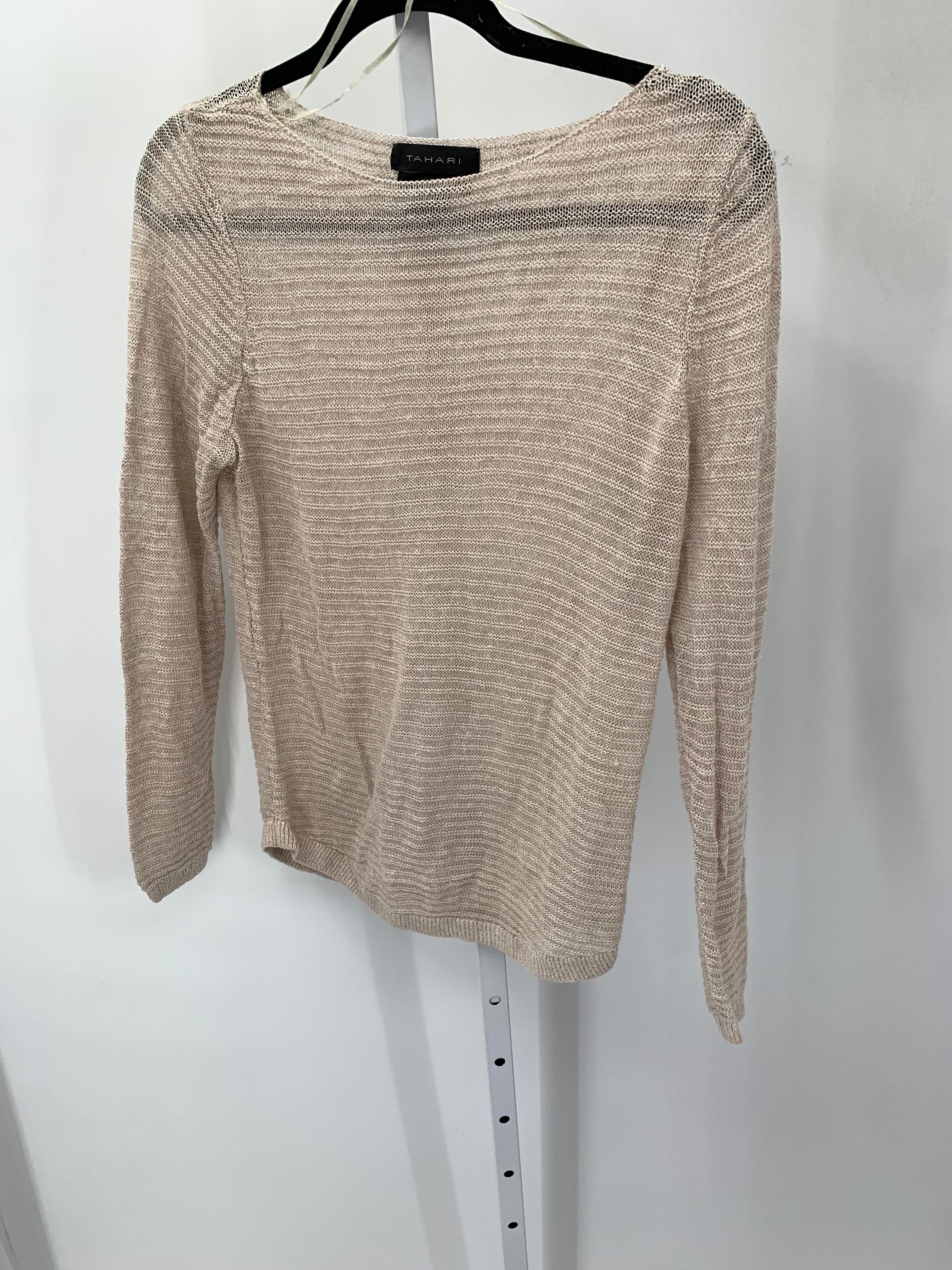 Tahari Size Large Misses Long Slv Sweater