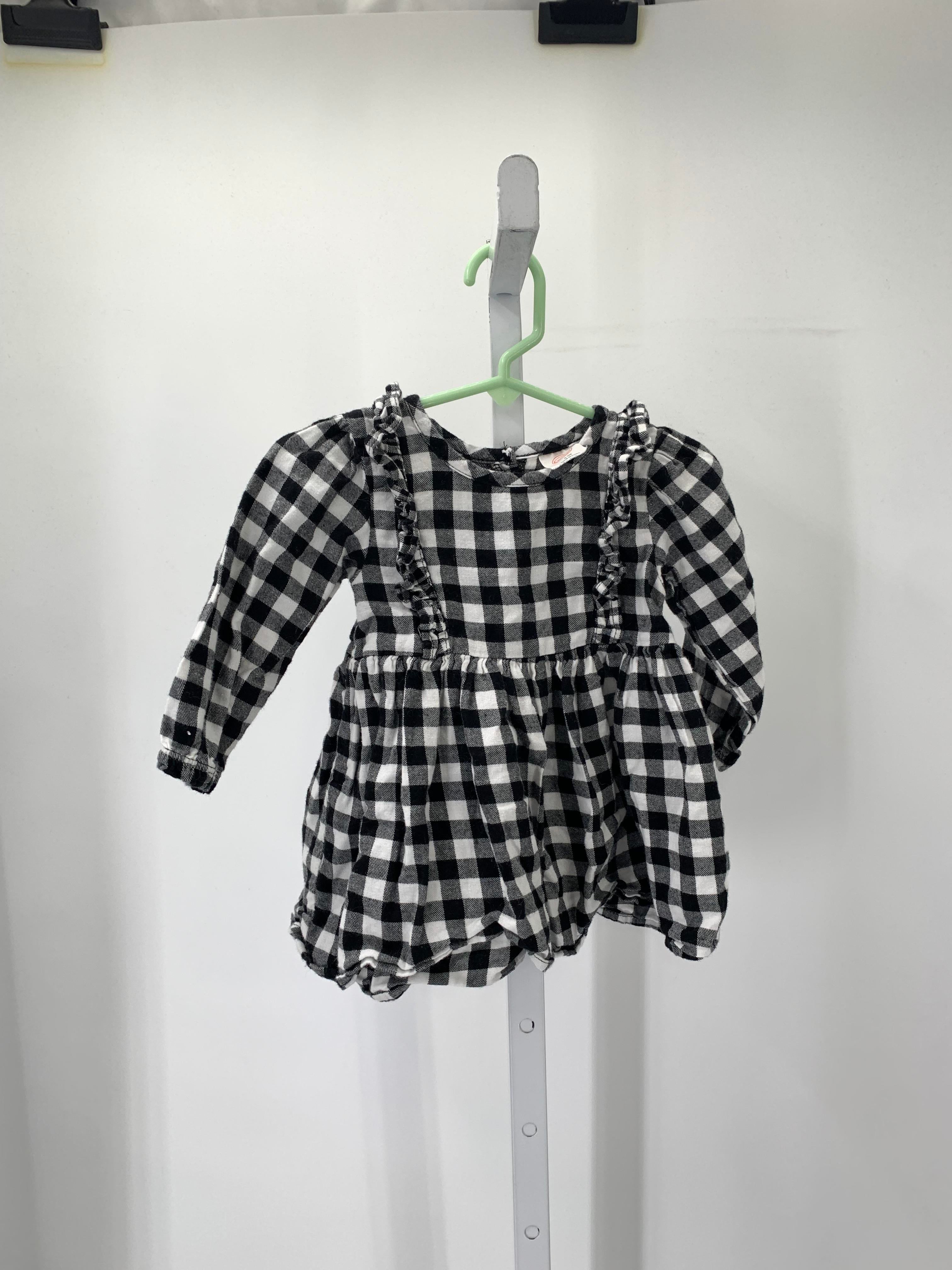 Wonder Nation Size 6-9 mon Girls Long Sleeve Dress