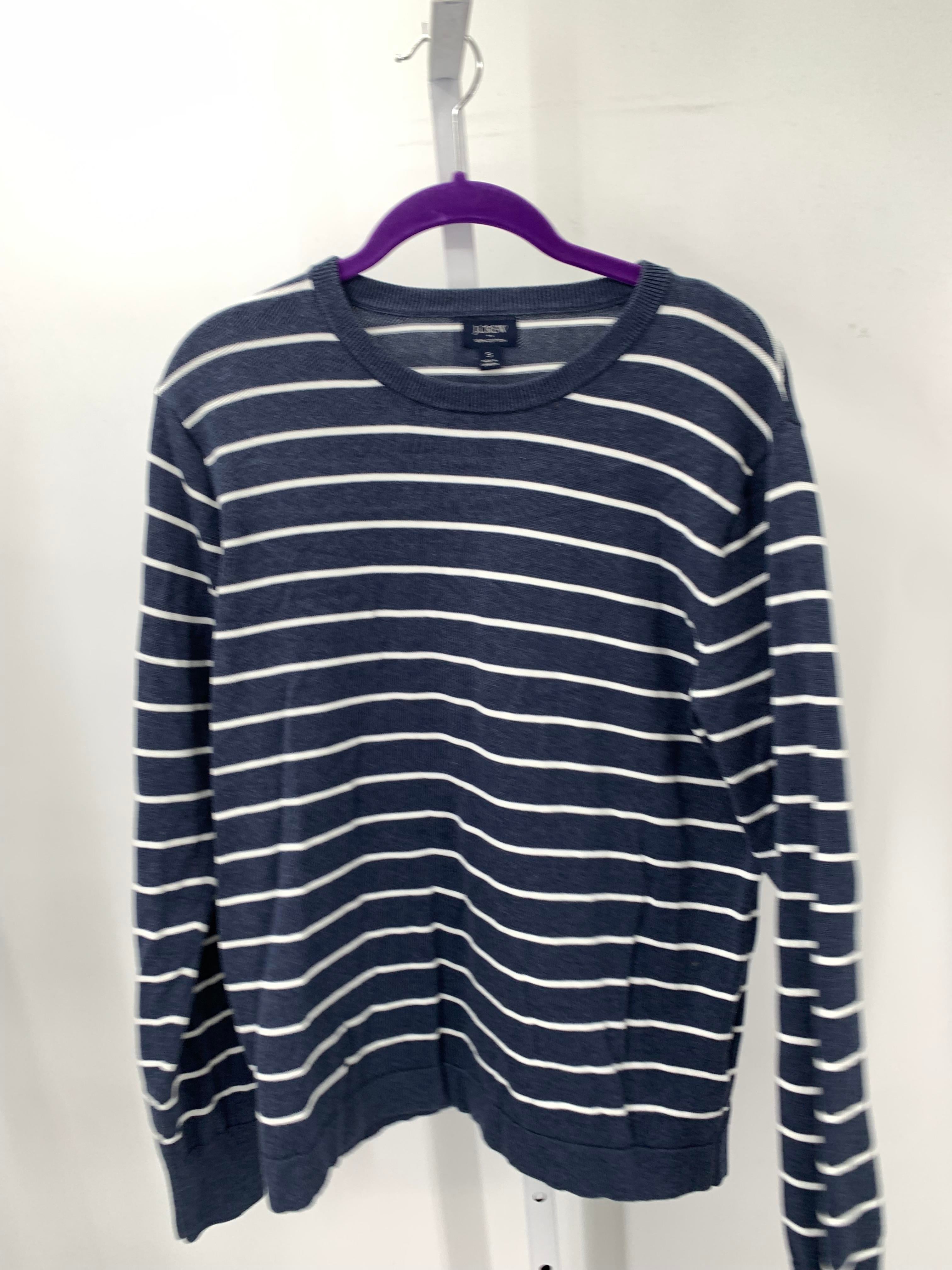 WHITE STRIPES COTTON SWEATER