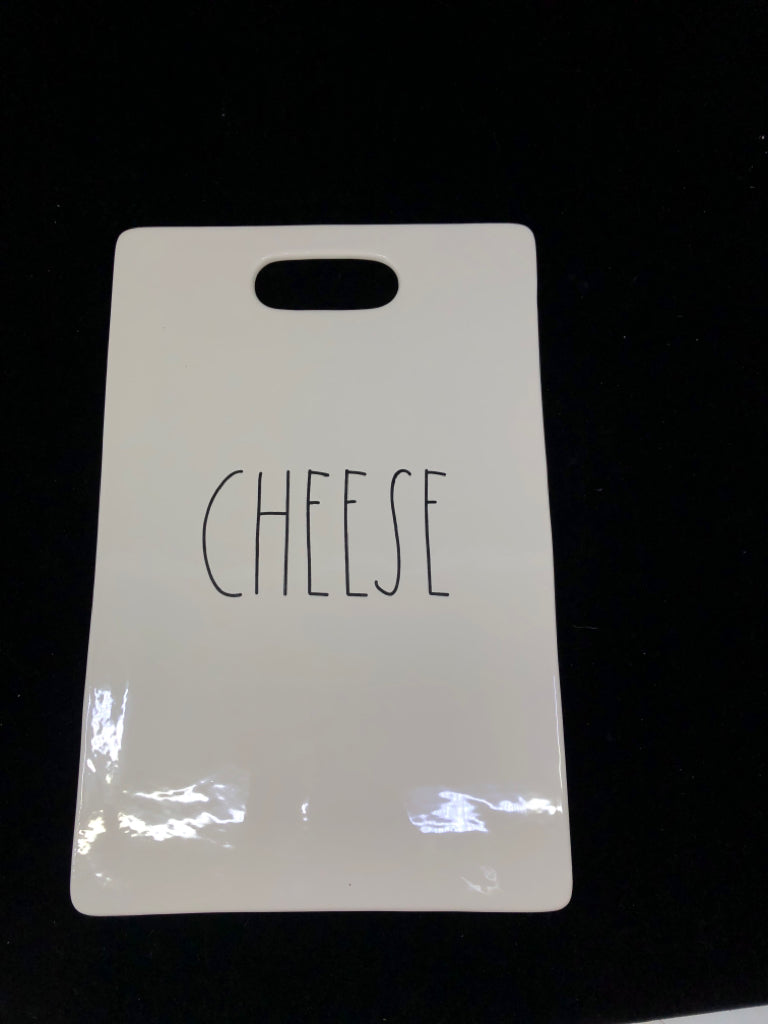 RAE DUNN CHEESE BOARD W HANDLE.