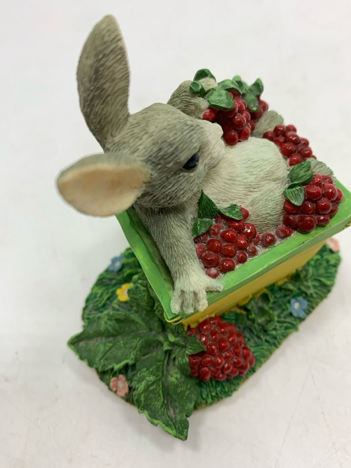 "THE BERRY BEST" CHARMING TAILS FIGURINE.
