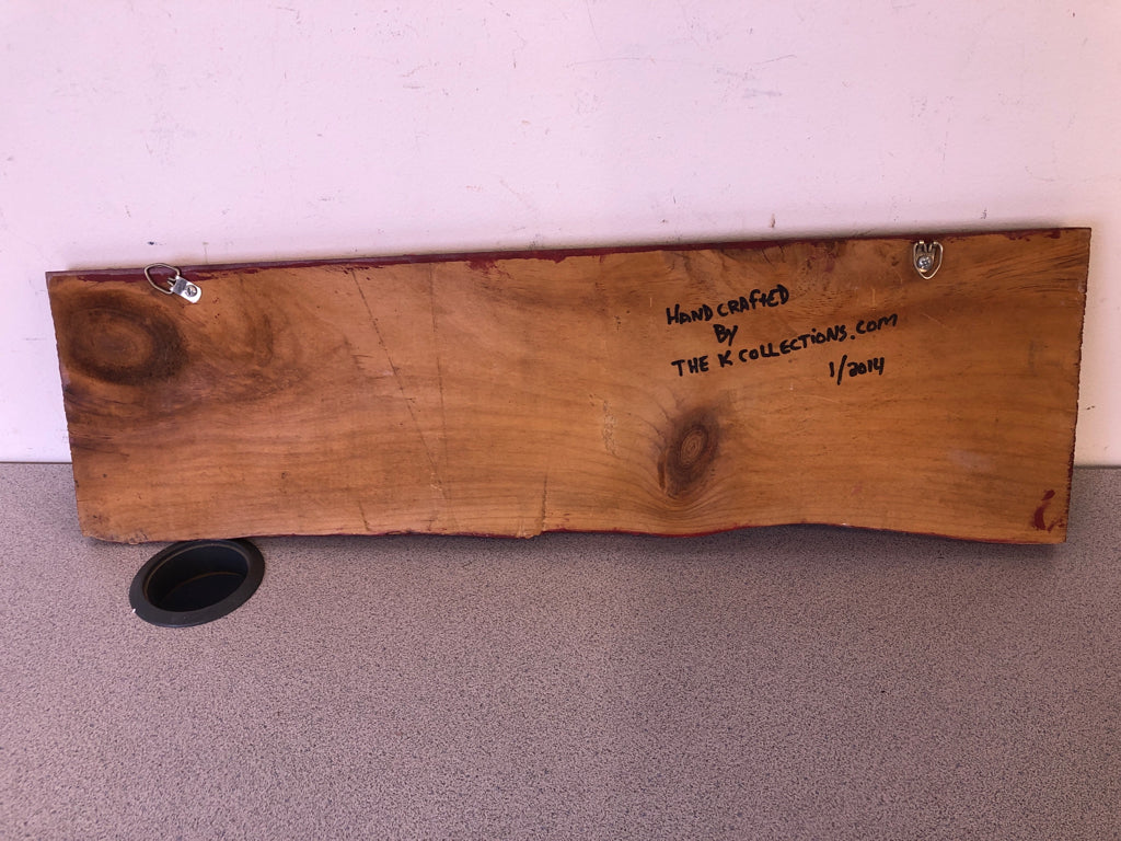 RED WOOD FOREVER BE MINE SIGN.