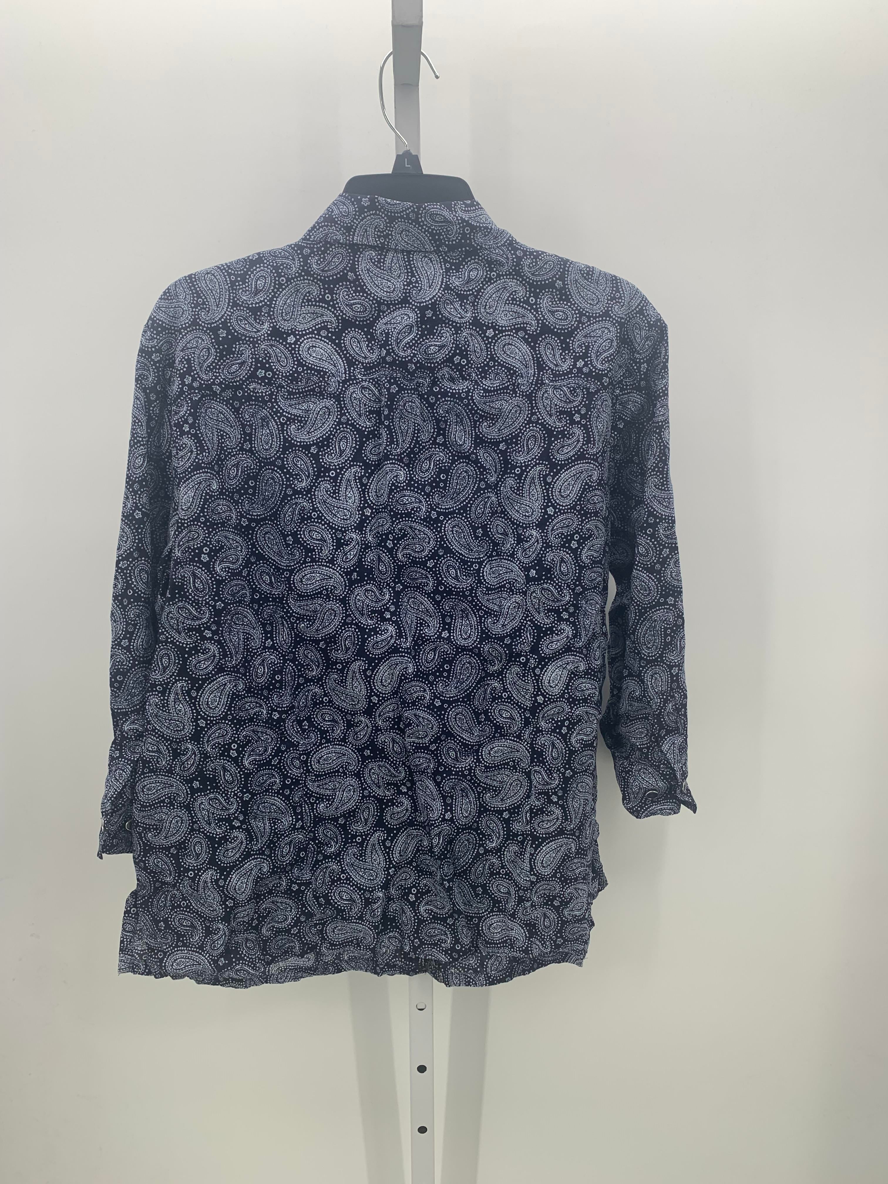 Karen Scott Size Extra Large Misses 3/4 Sleeve Shirt