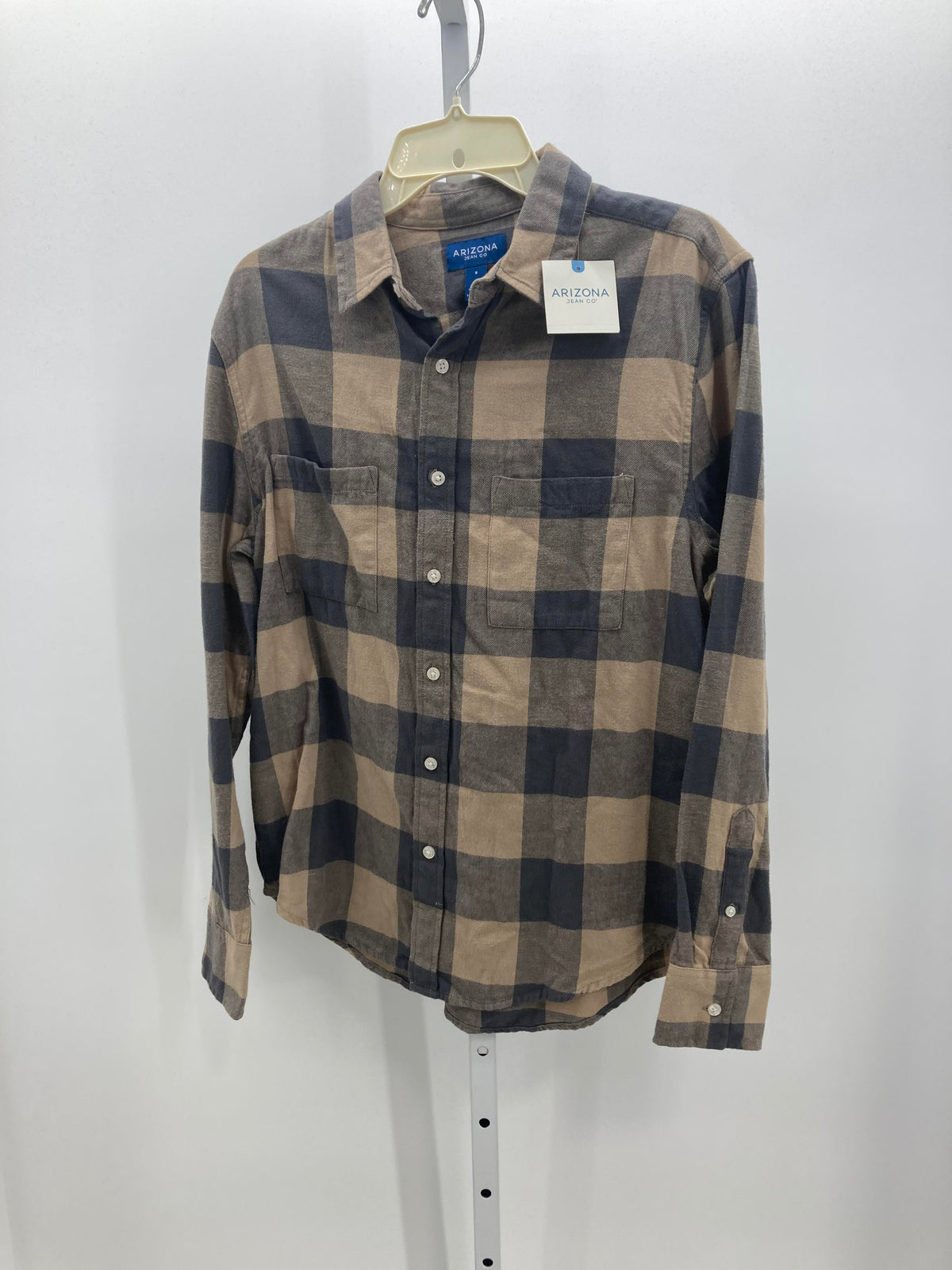 NEW PLAID BTN DOWN