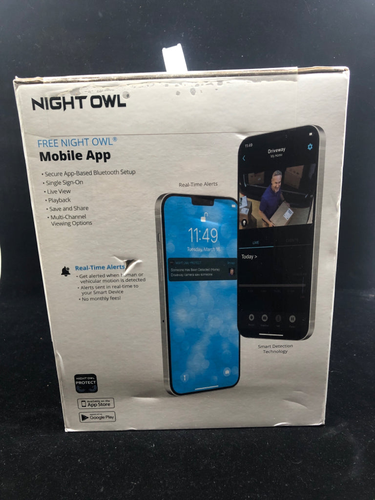 NIB NIGHT OWL WIRED SECURITY SYSTEM.