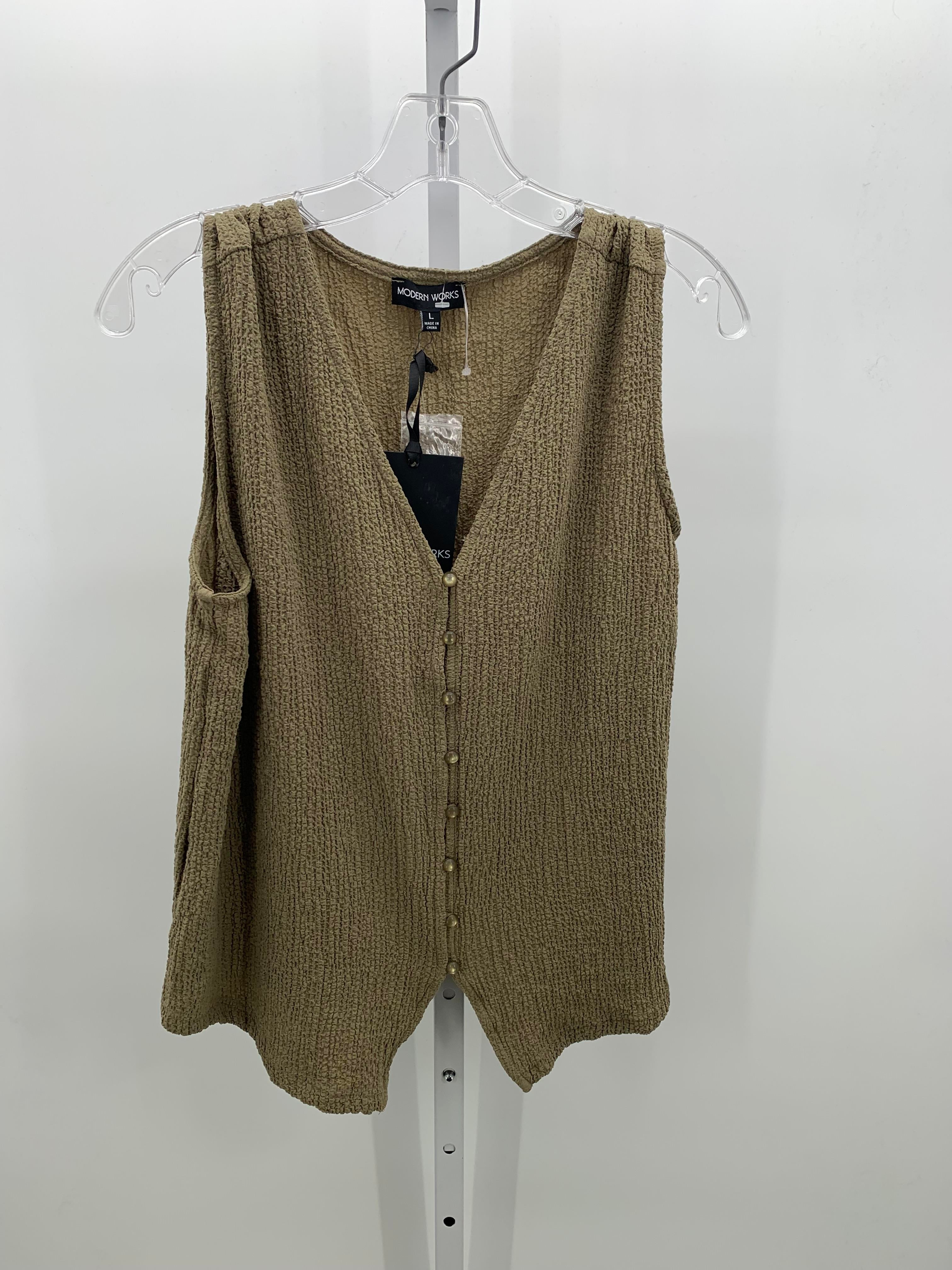 Size Large Misses Sleeveless Shirt