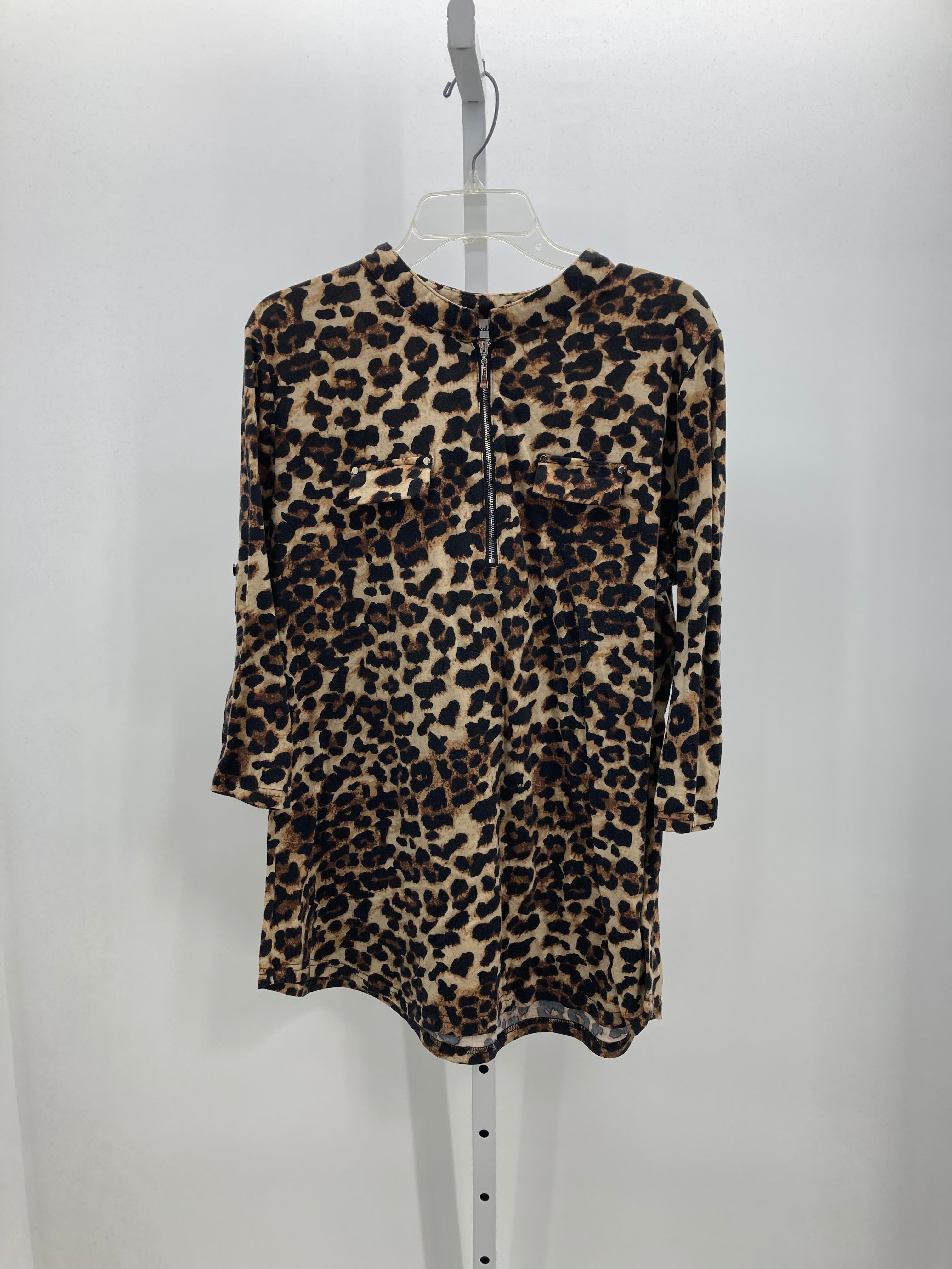 Size 2X Womens 3/4 Sleeve Shirt