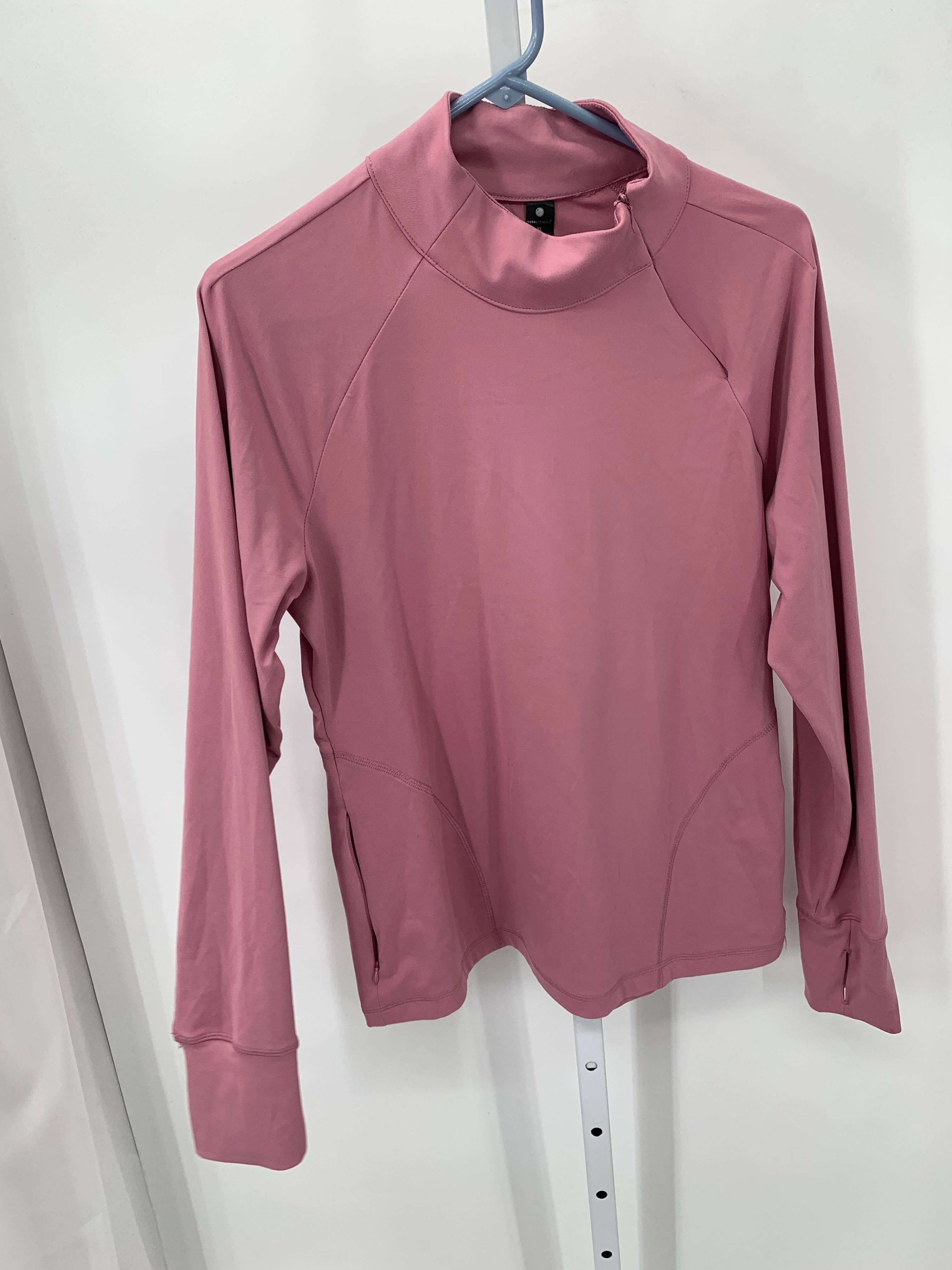 Yogalicious Size Extra Large Misses Long Sleeve Shirt