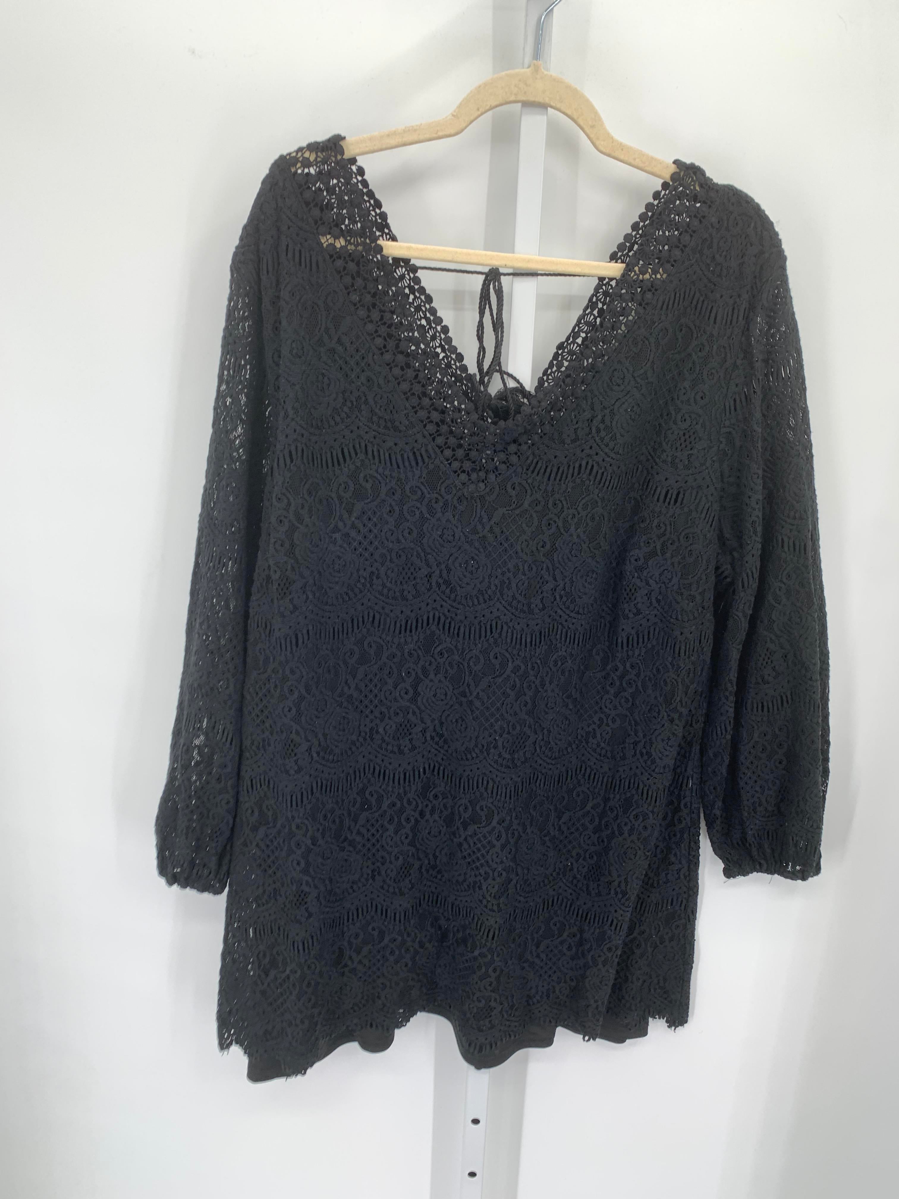 Size 26/28 W Womens Long Sleeve Shirt