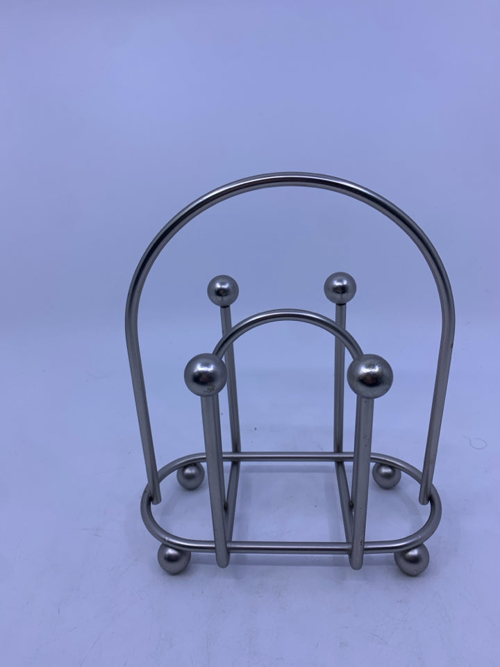 2 SIDED METAL NAPKIN HOLDER.