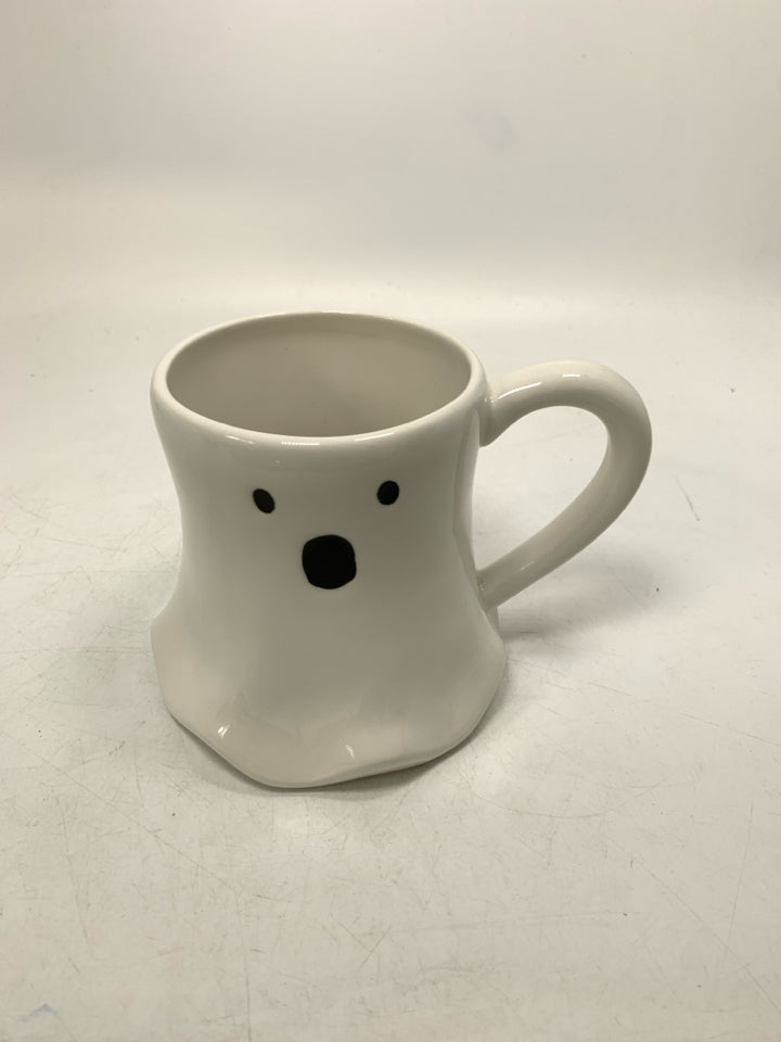 WHITE GHOST MUG.
