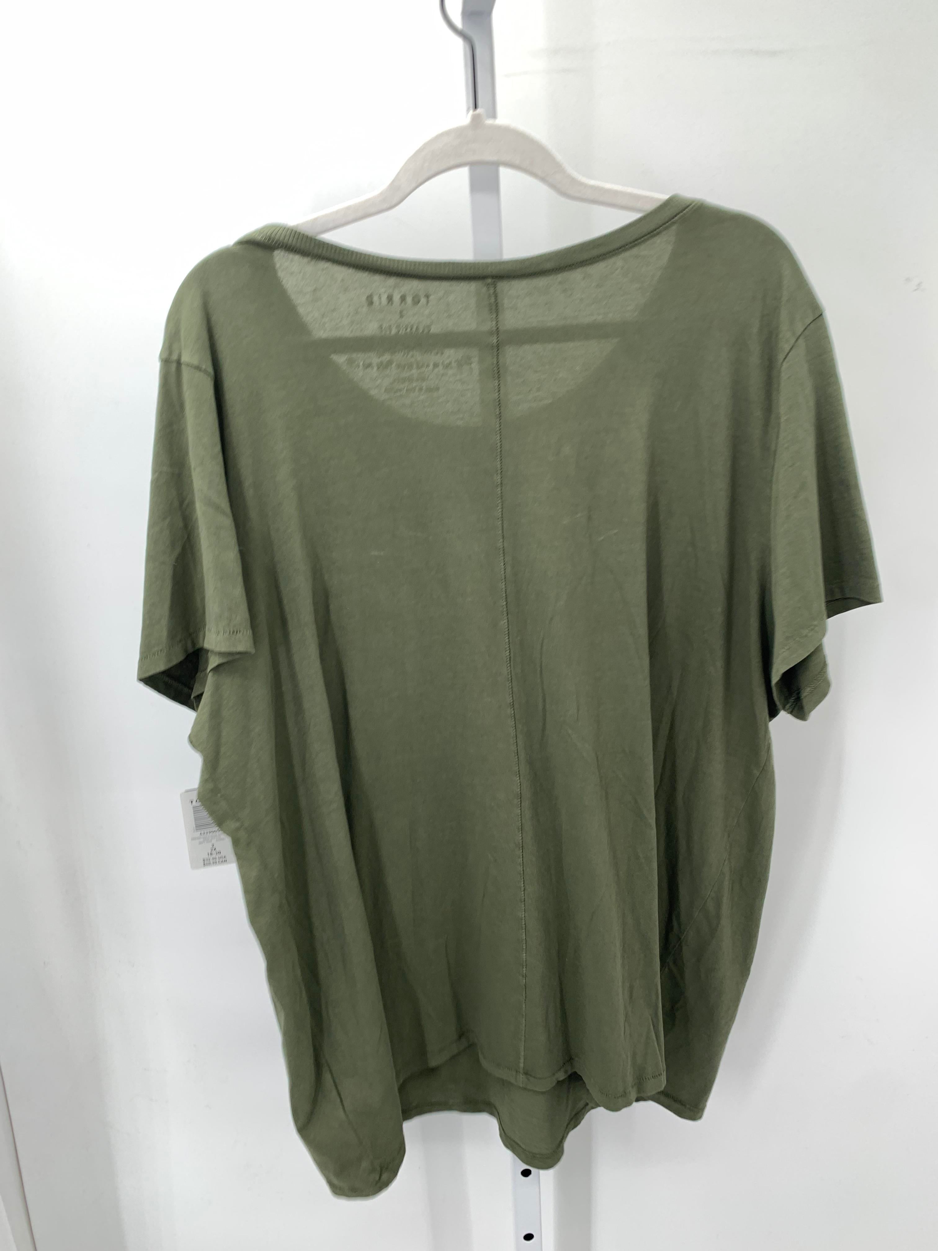 Torrid Size 2X Womens Short Sleeve Shirt