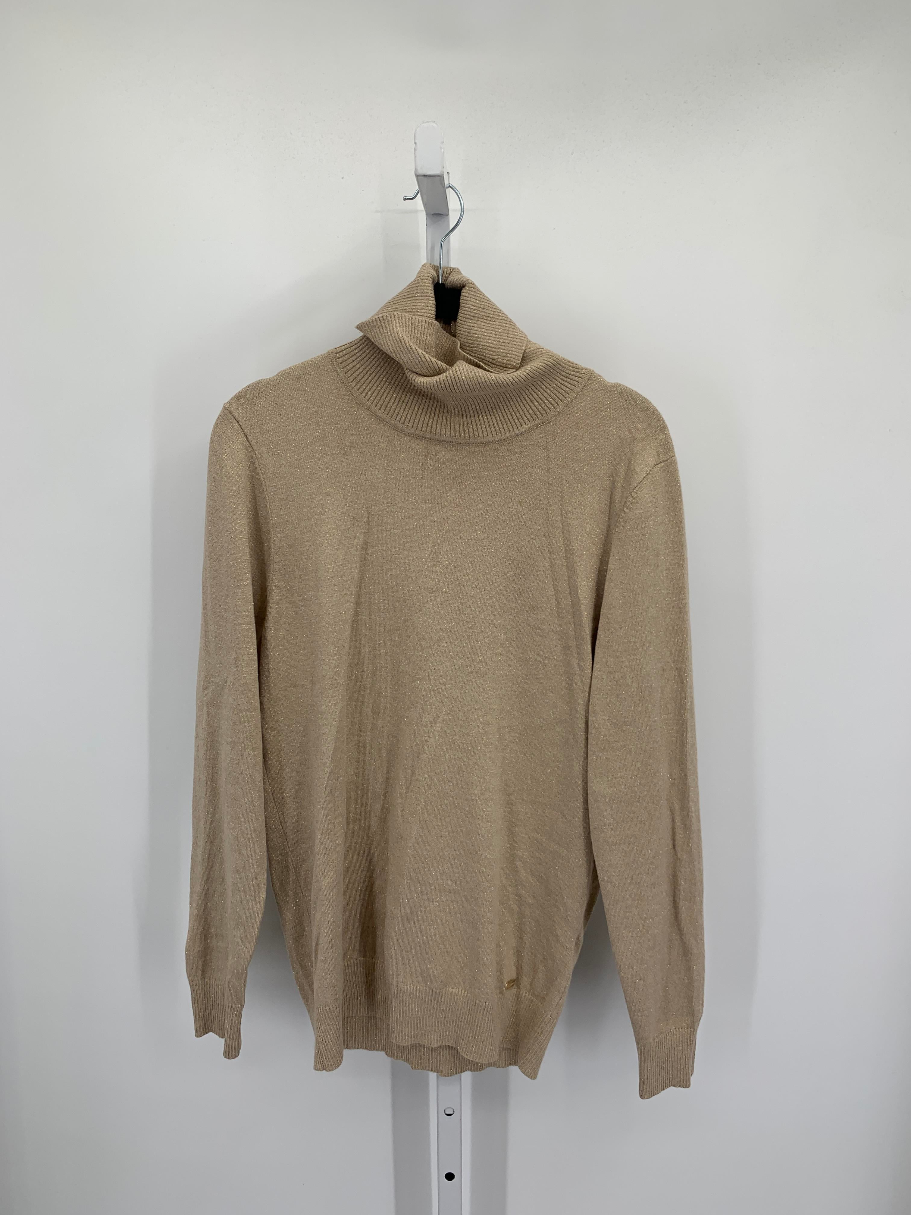 Calvin Klein Size Large Misses Long Slv Sweater