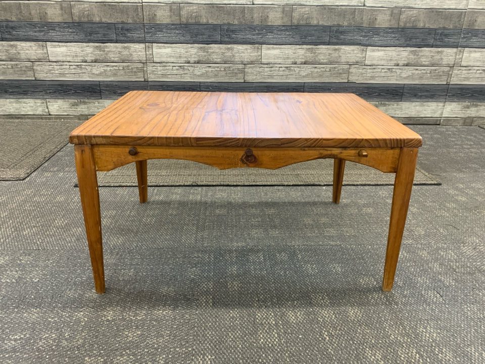 LOW WOOD TABLE.