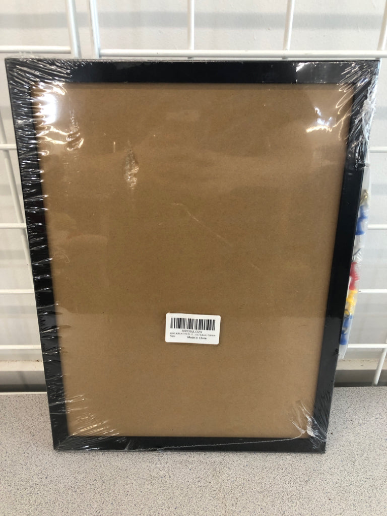 NIP CORK BOARD W/TACKS AND STICKERS.