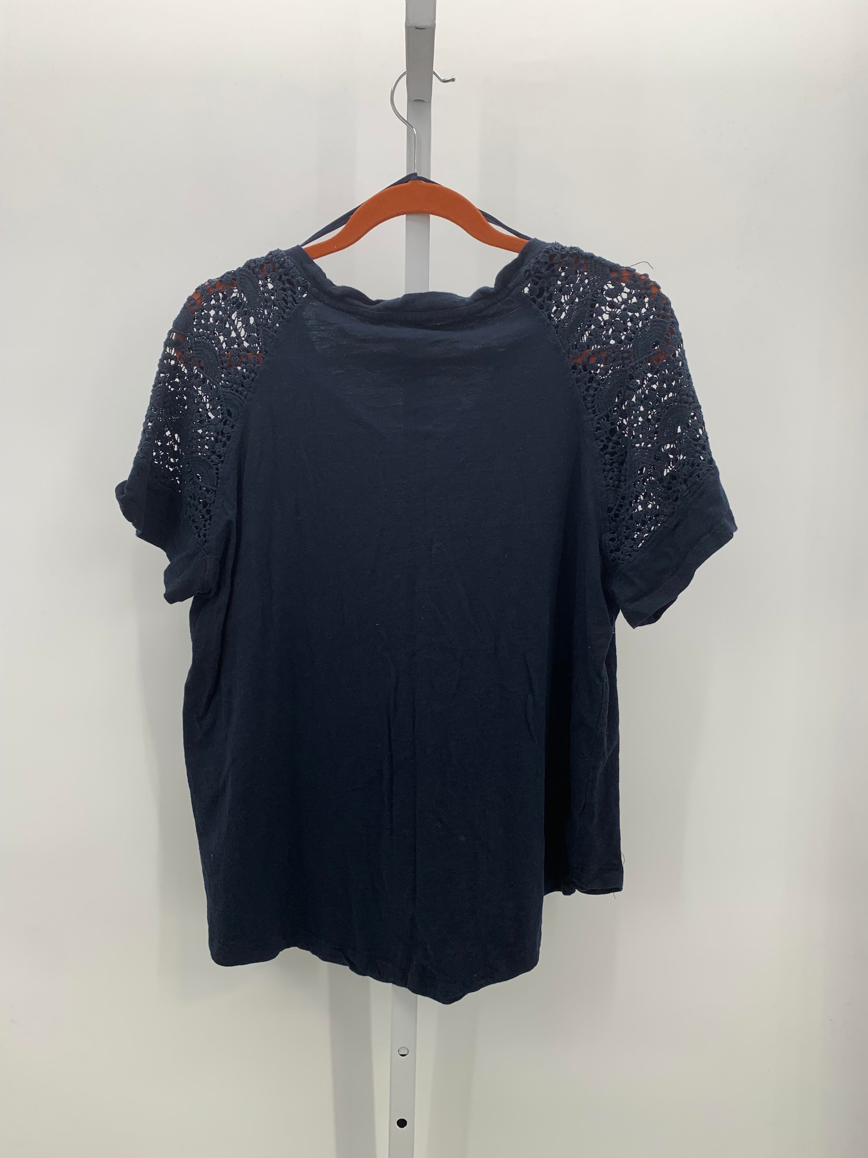 philosophy Size 1X Womens Short Sleeve Shirt