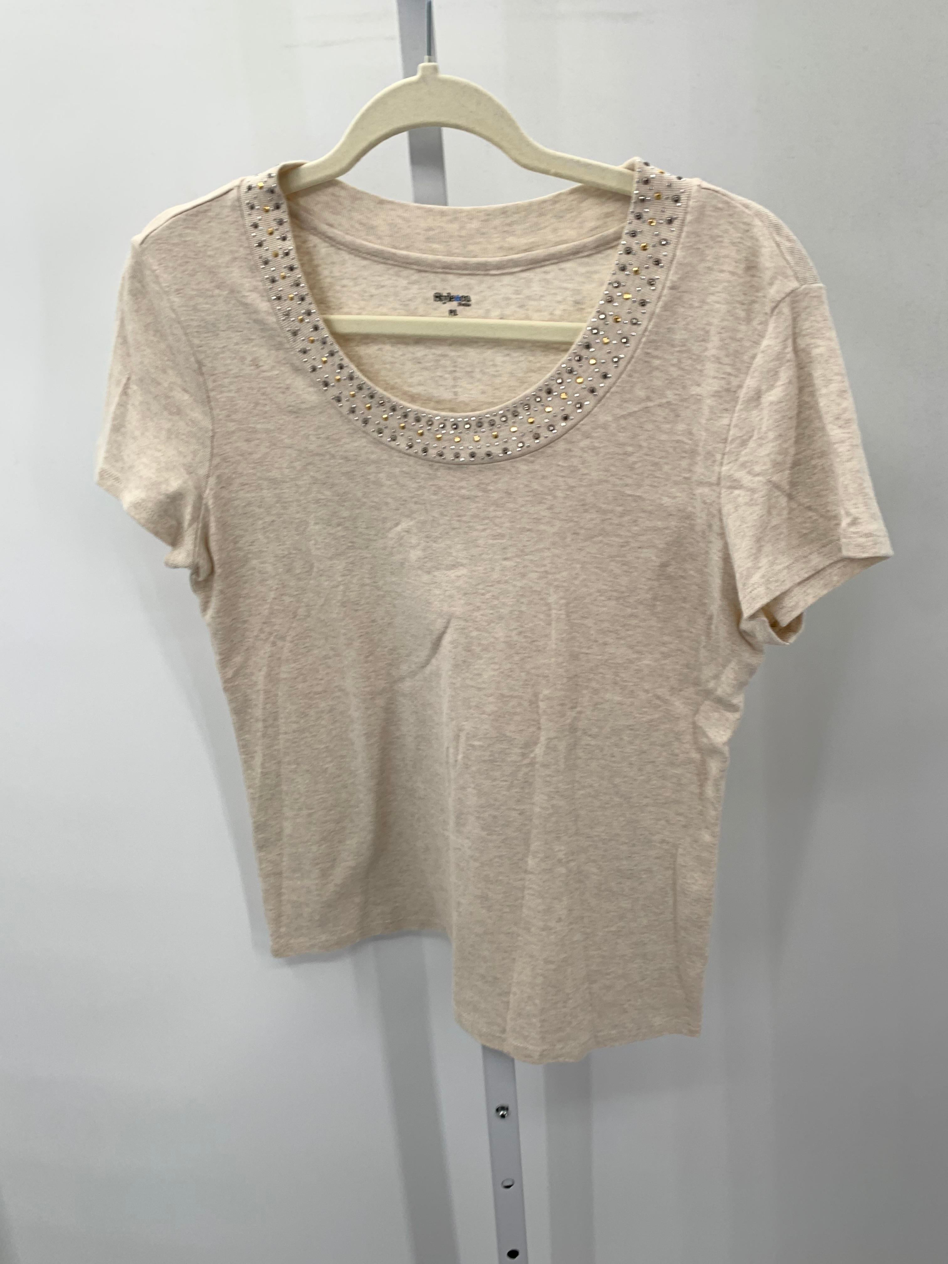 Style & Co. Size Large Petite Petite Short Sleeve Shirt