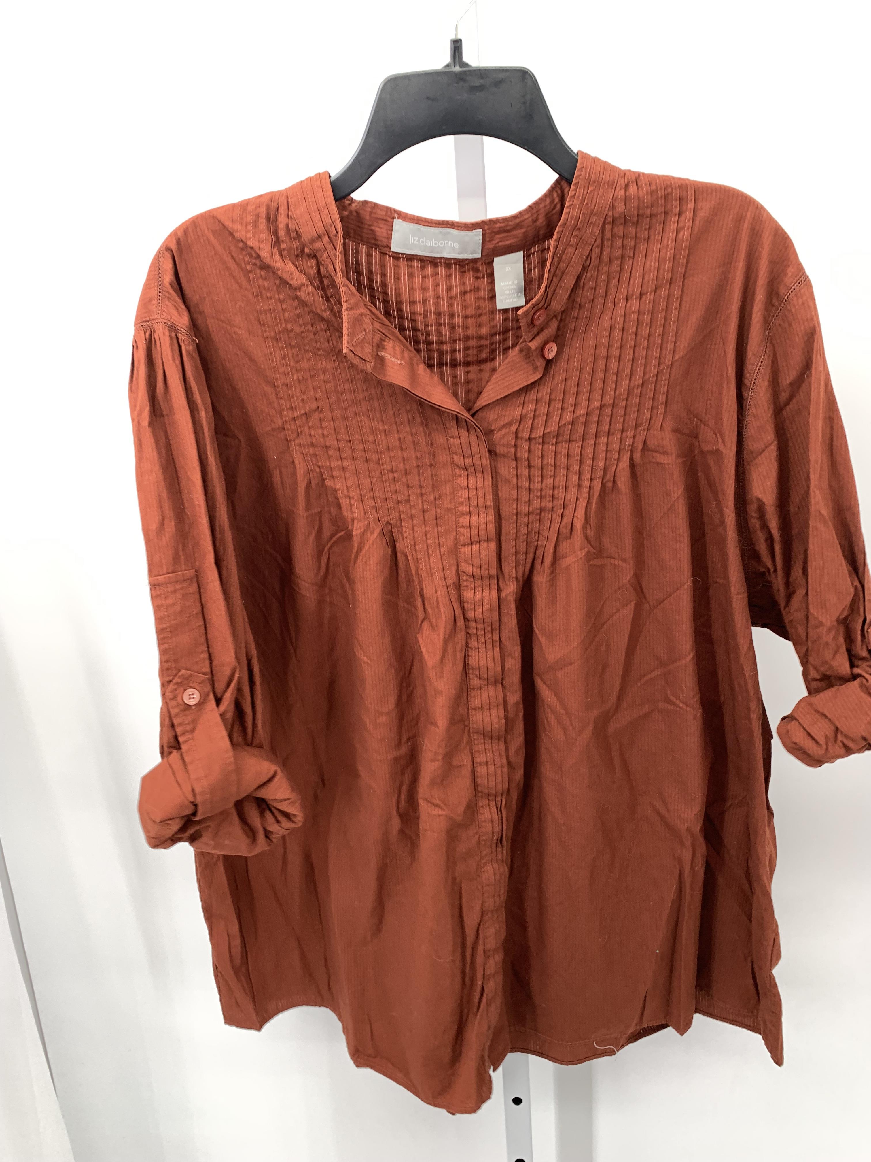 Liz Claiborne Size 3X Womens Long Sleeve Shirt