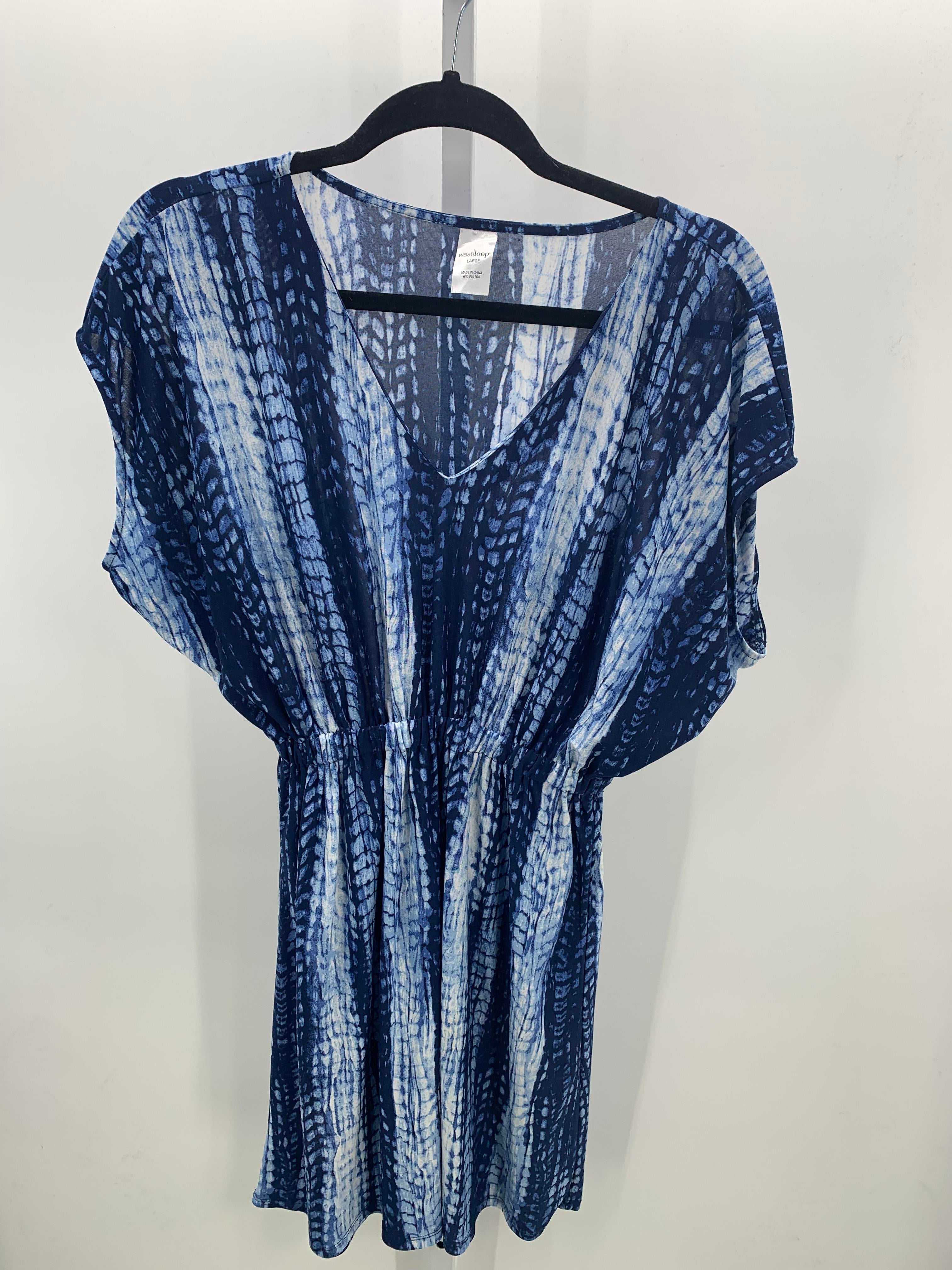 Size Large Misses Short Sleeve Dress