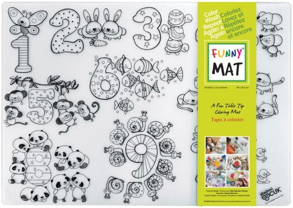 Funny Mat Placemat - Numbers