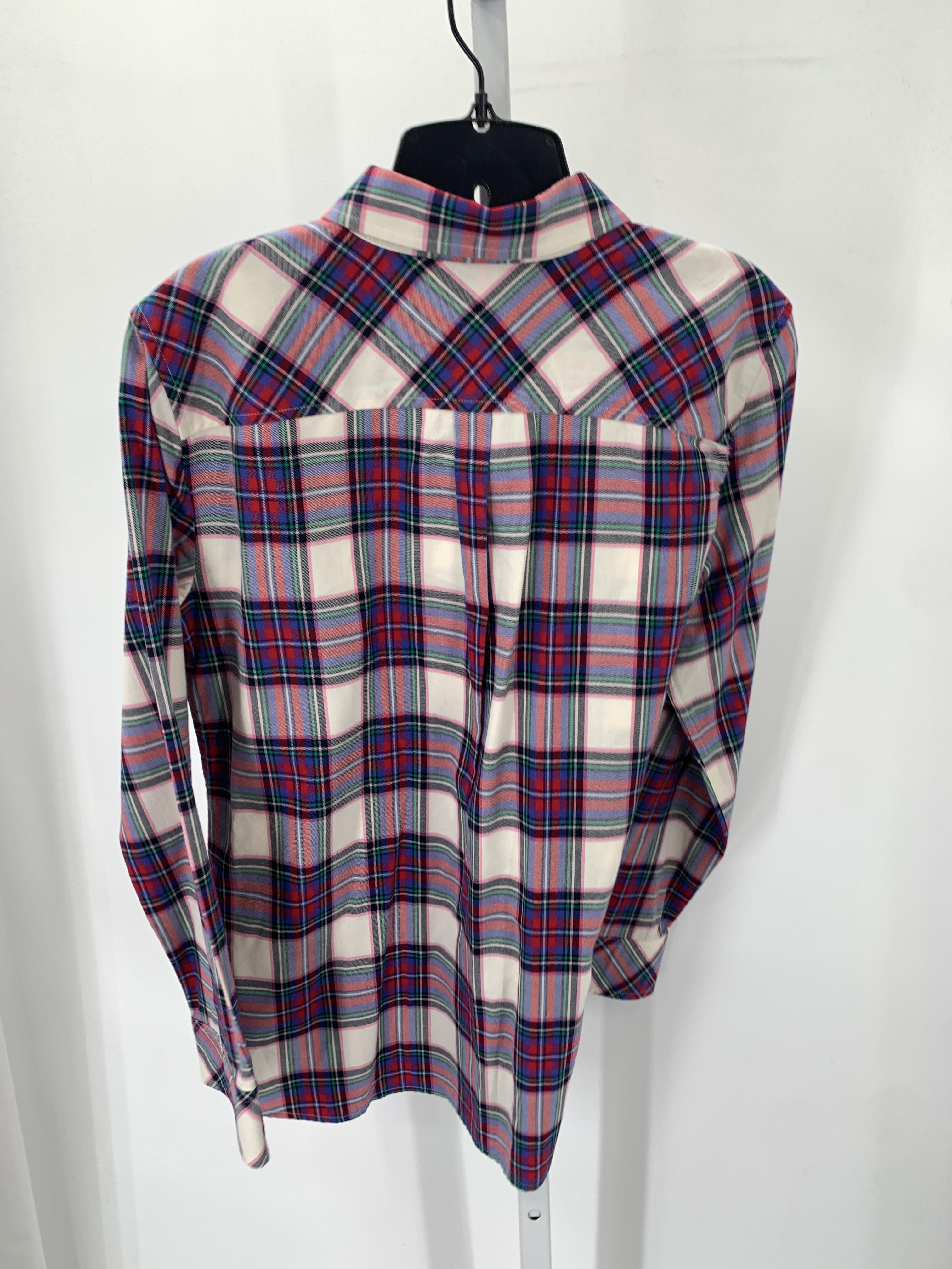 Talbots Size Medium Misses Long Sleeve Shirt