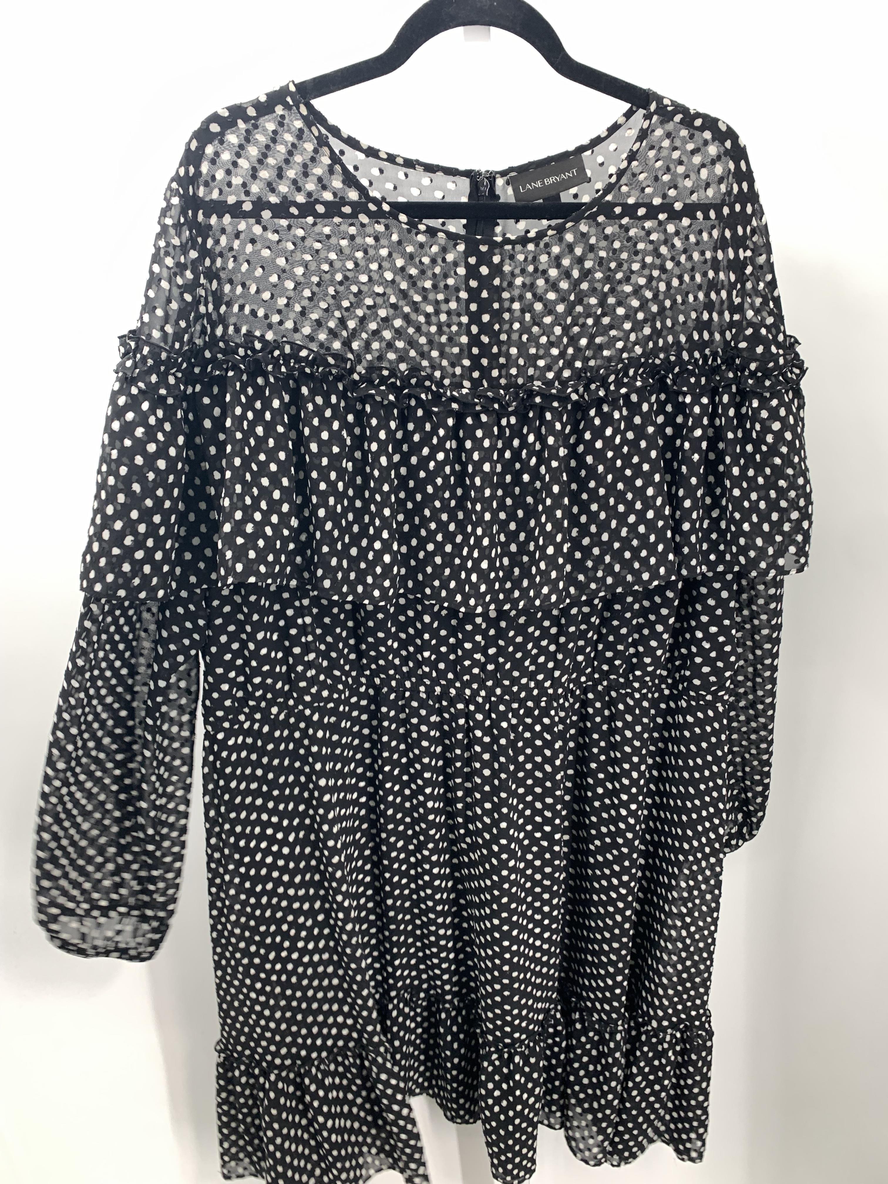 Lane Bryant Size 18 W Womens Long Sleeve Dress