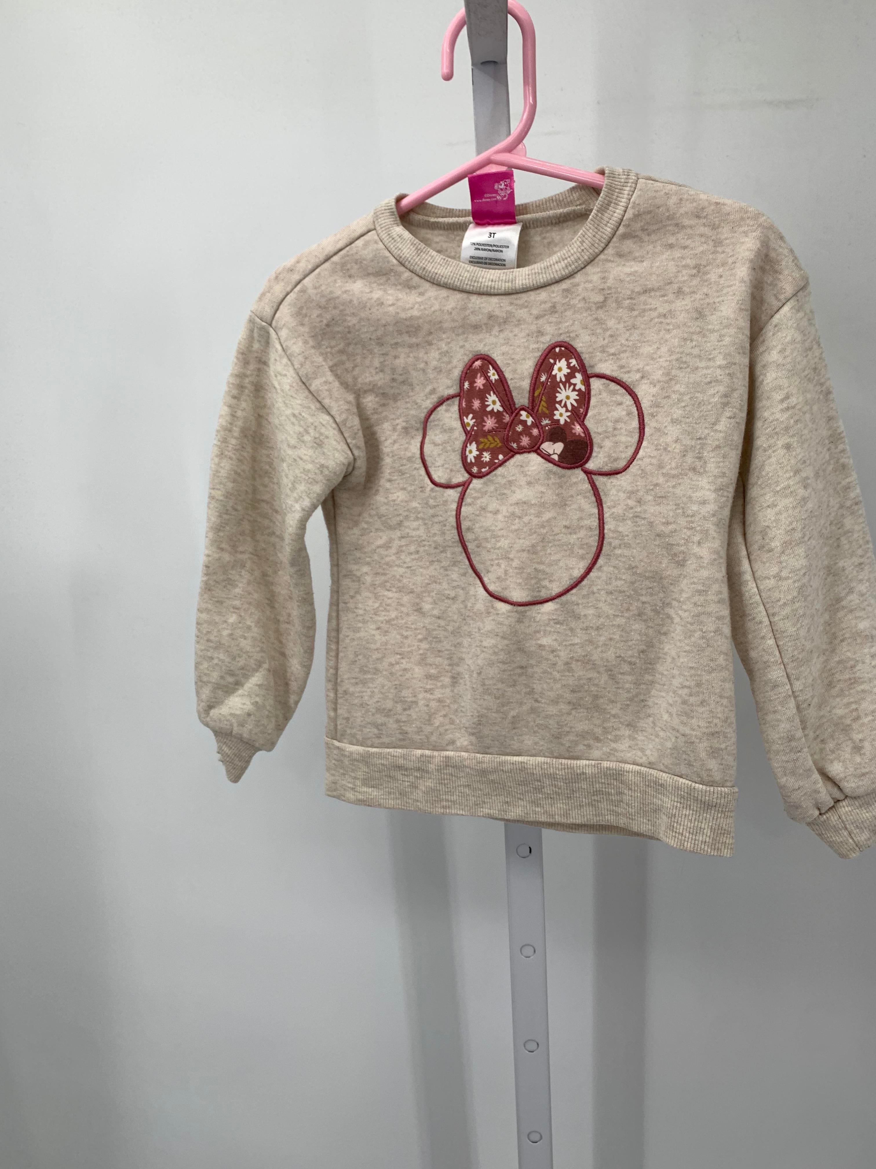 Disney Size 3T Girls Long Sleeve Shirt