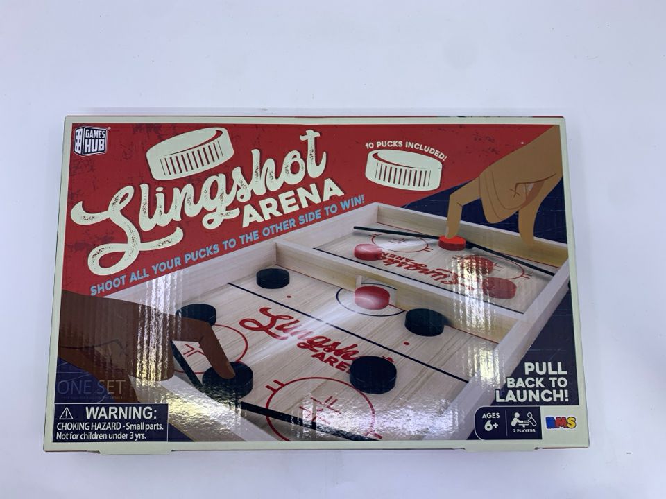 NIB SLINGSHOT ARENA GAME.