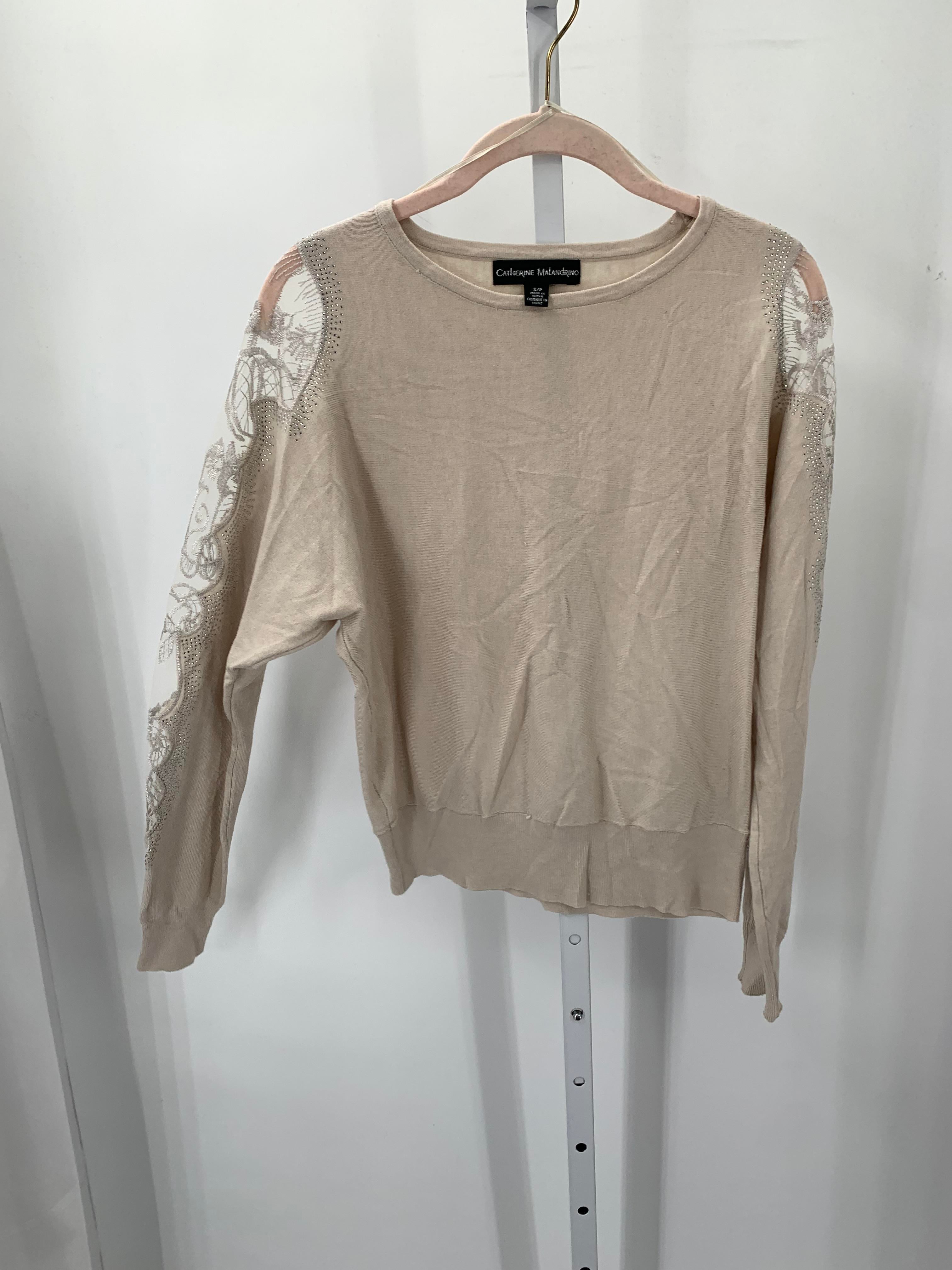 Catherine Malandrino Size Small Misses Long Slv Sweater