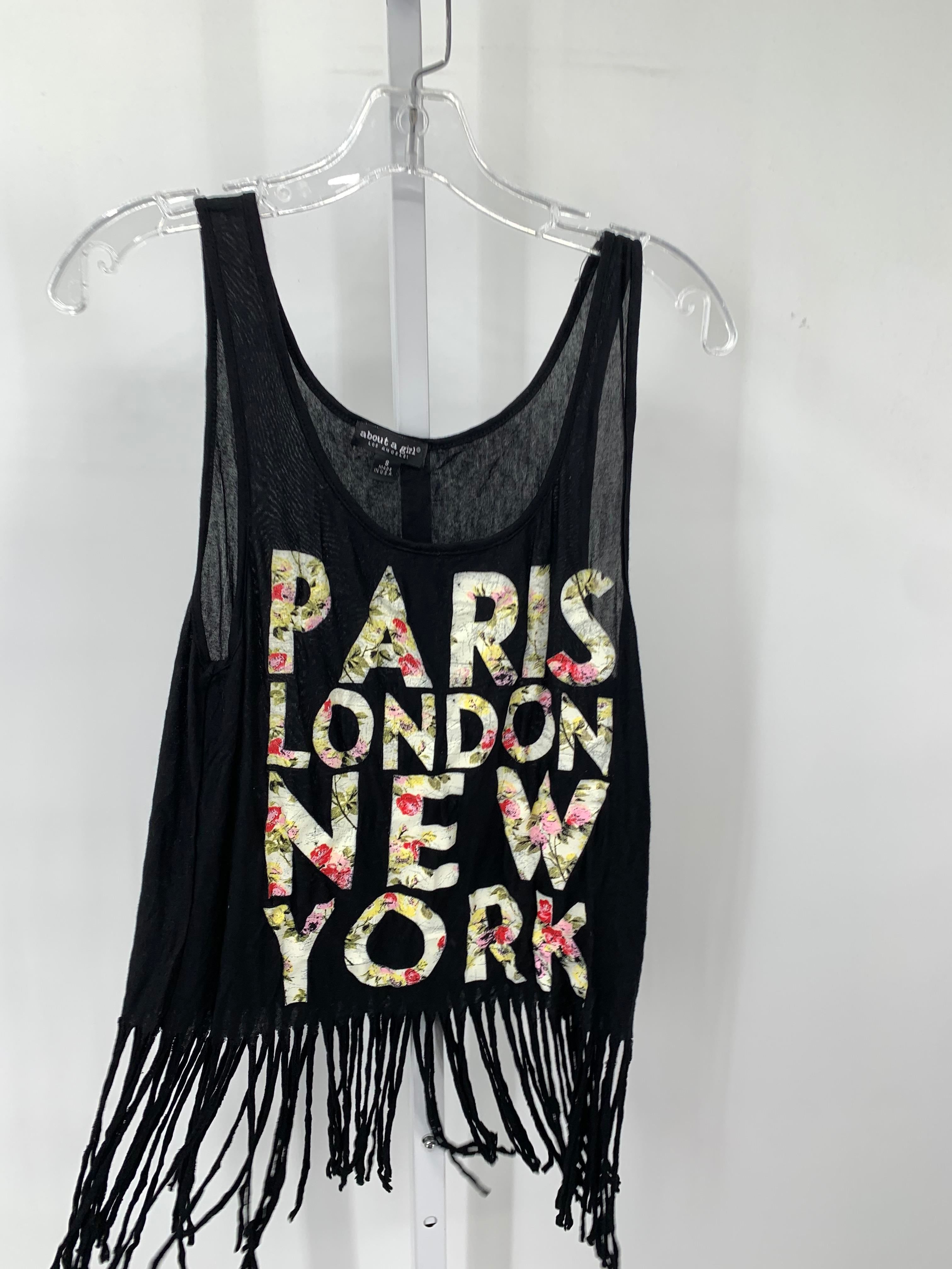 About A Girl Size Small Juniors Tank