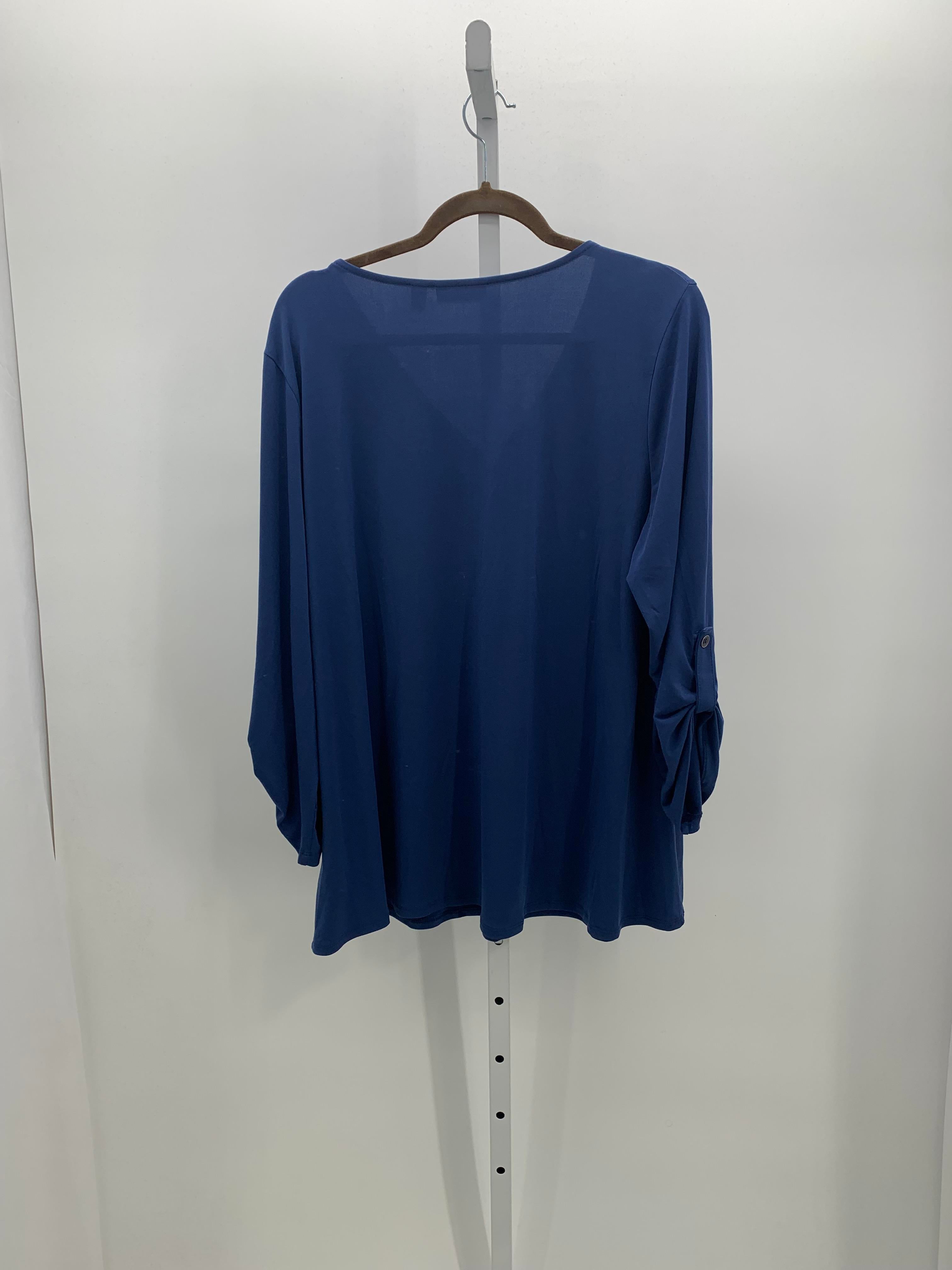 Susan Graver Size Extra Large Misses 3/4 Sleeve Shirt