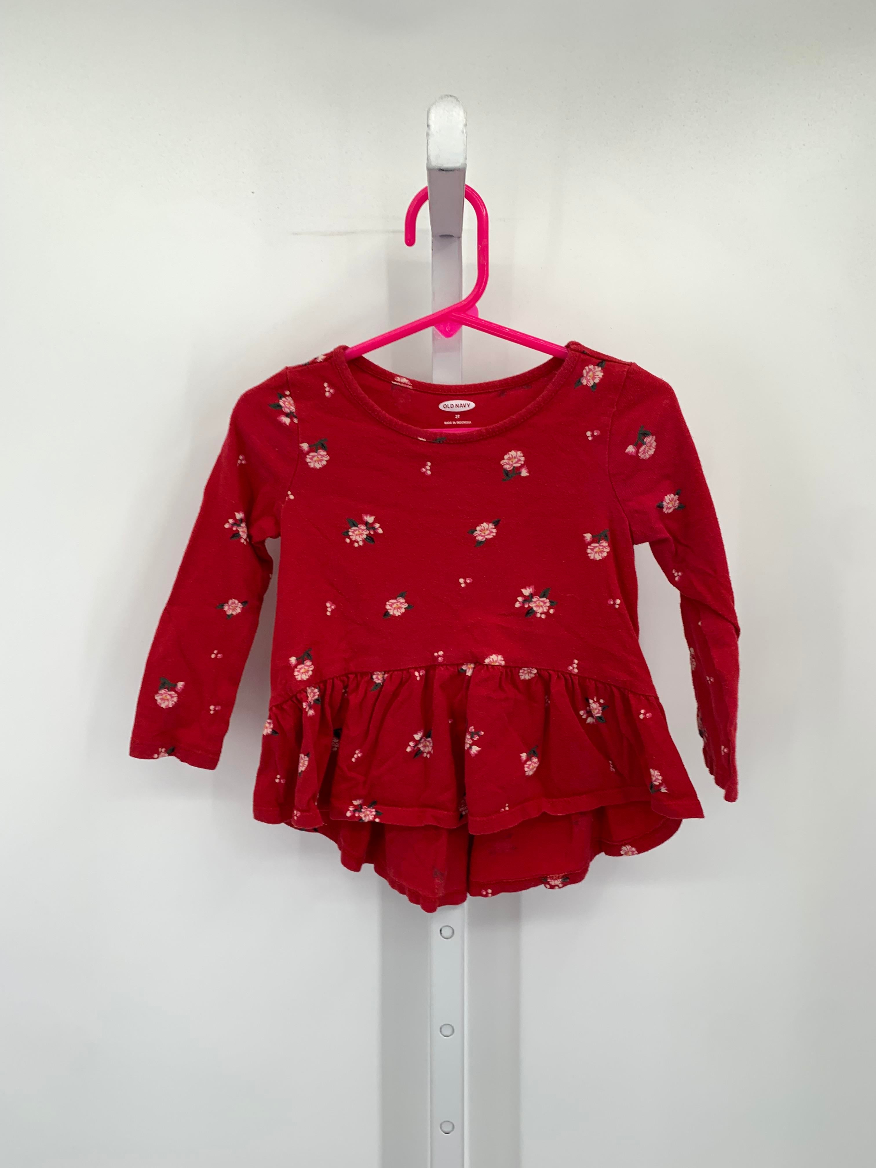 Old Navy Size 2T Girls Long Sleeve Shirt