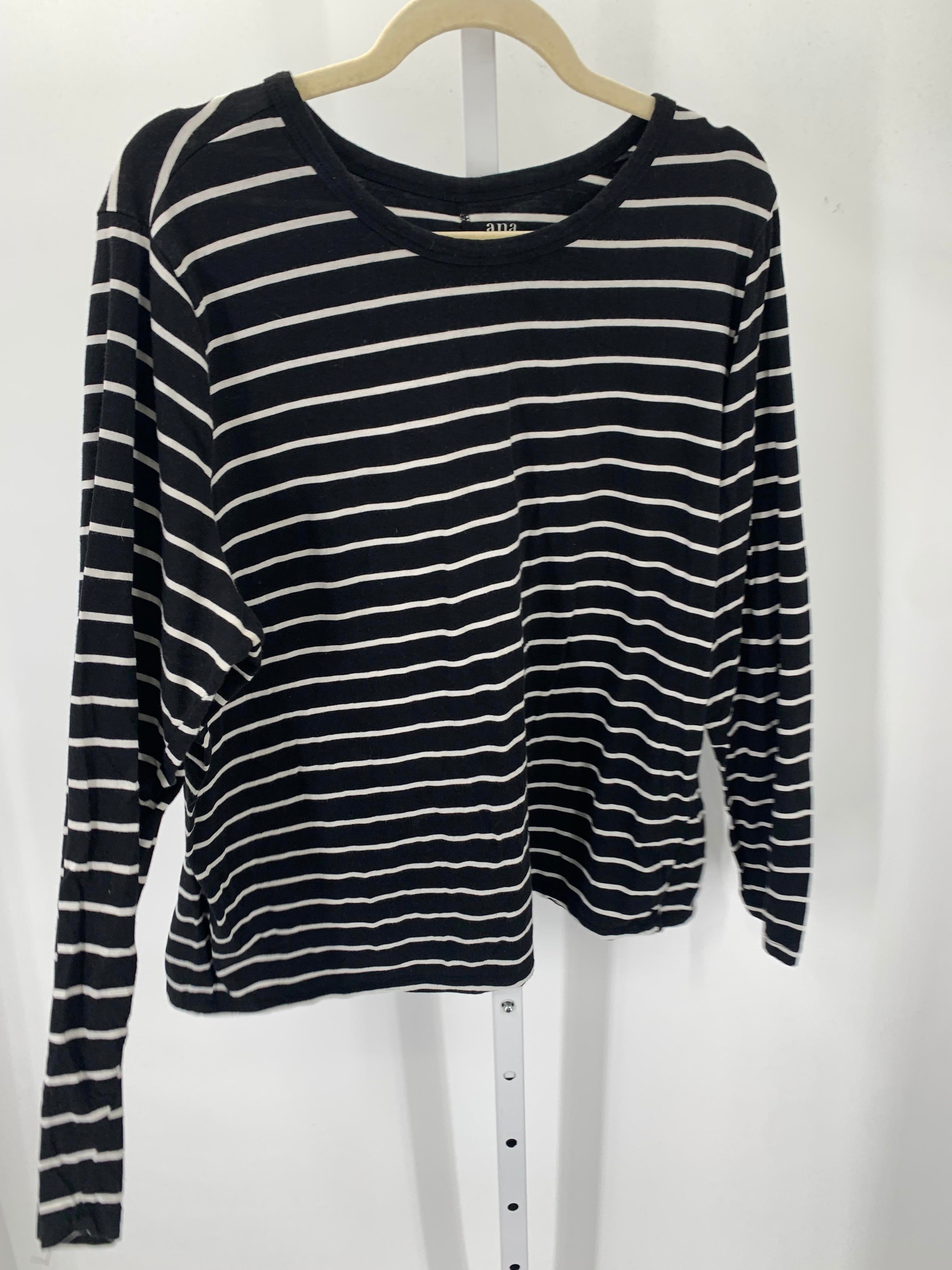 A.N.A. Size 1X Womens Long Sleeve Shirt