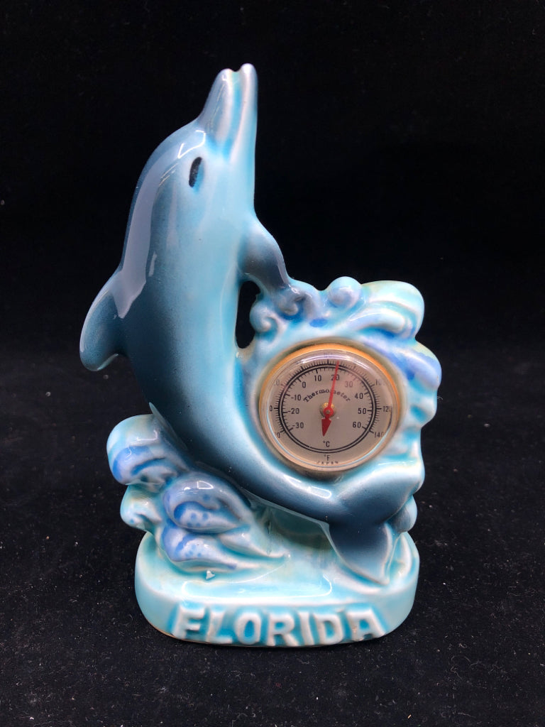 VTG DOLPHIN FLORIDA CLOCK.