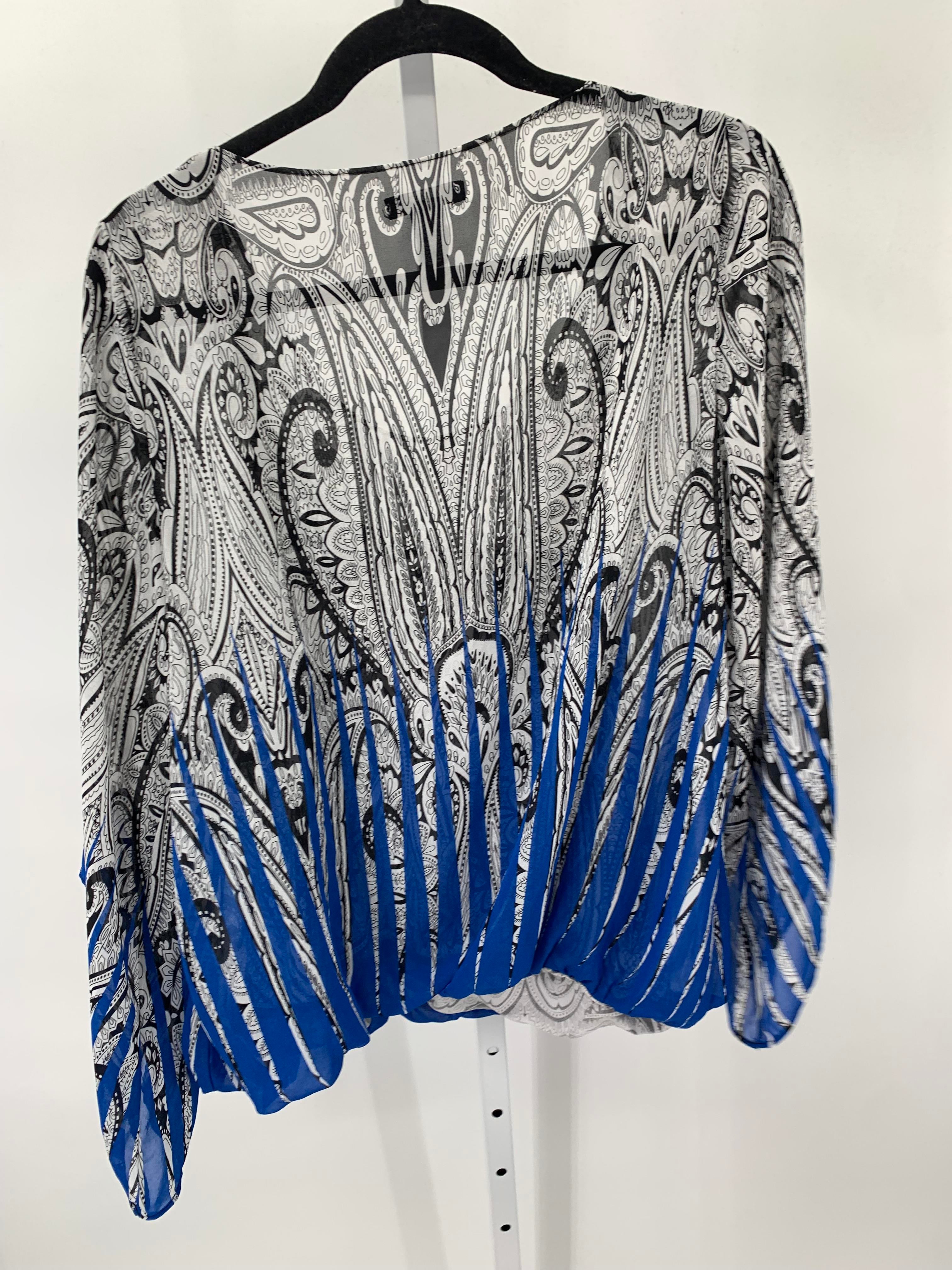 Alfani Size 1X Womens Long Sleeve Shirt