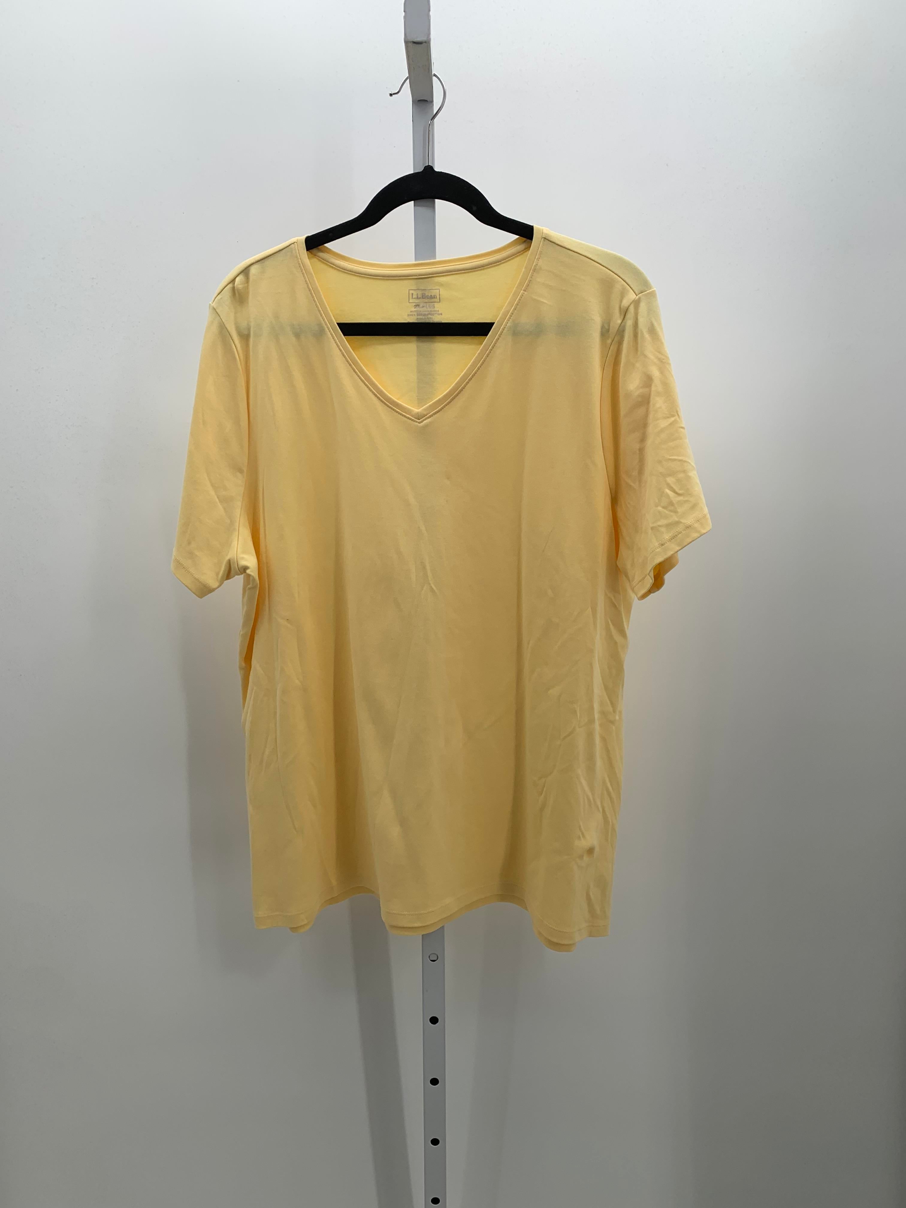 LL Bean Size 2X Womens Short Sleeve Shirt