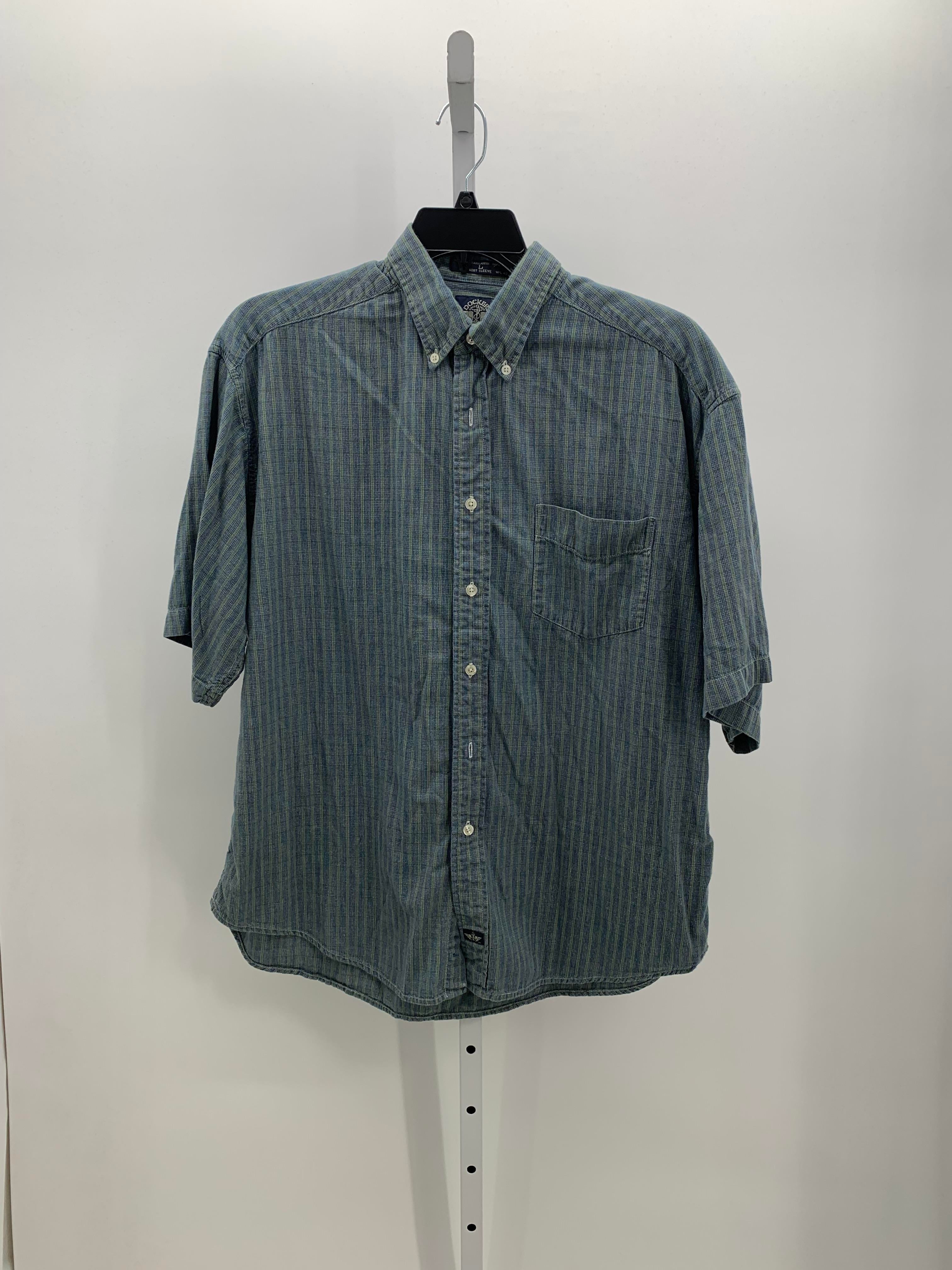 GREEN PLAID BTN DOWN