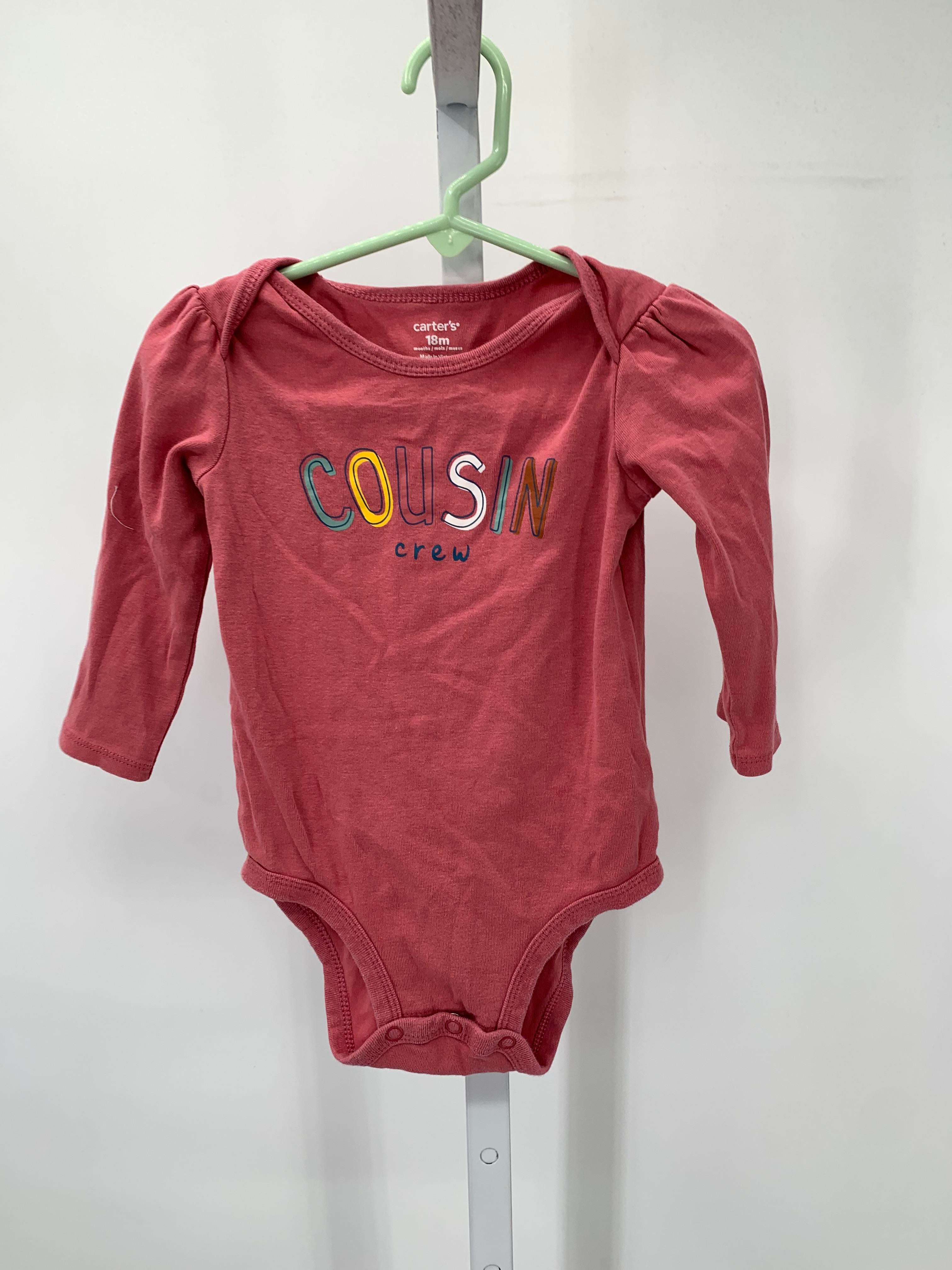 Carters Size 18 Months Girls Long Sleeve Shirt