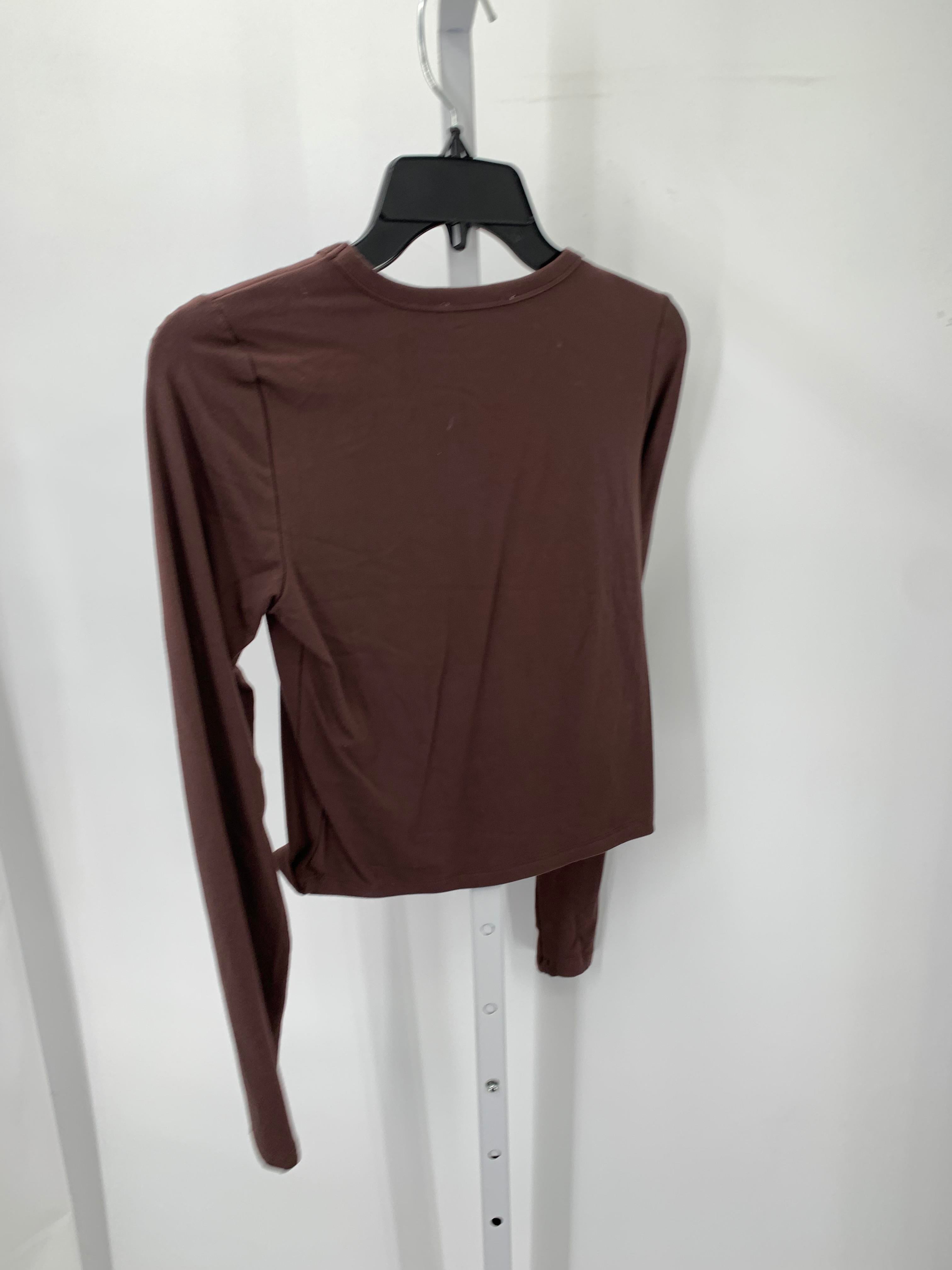 Pink Rose Size Small Juniors Long Sleeve Shirt