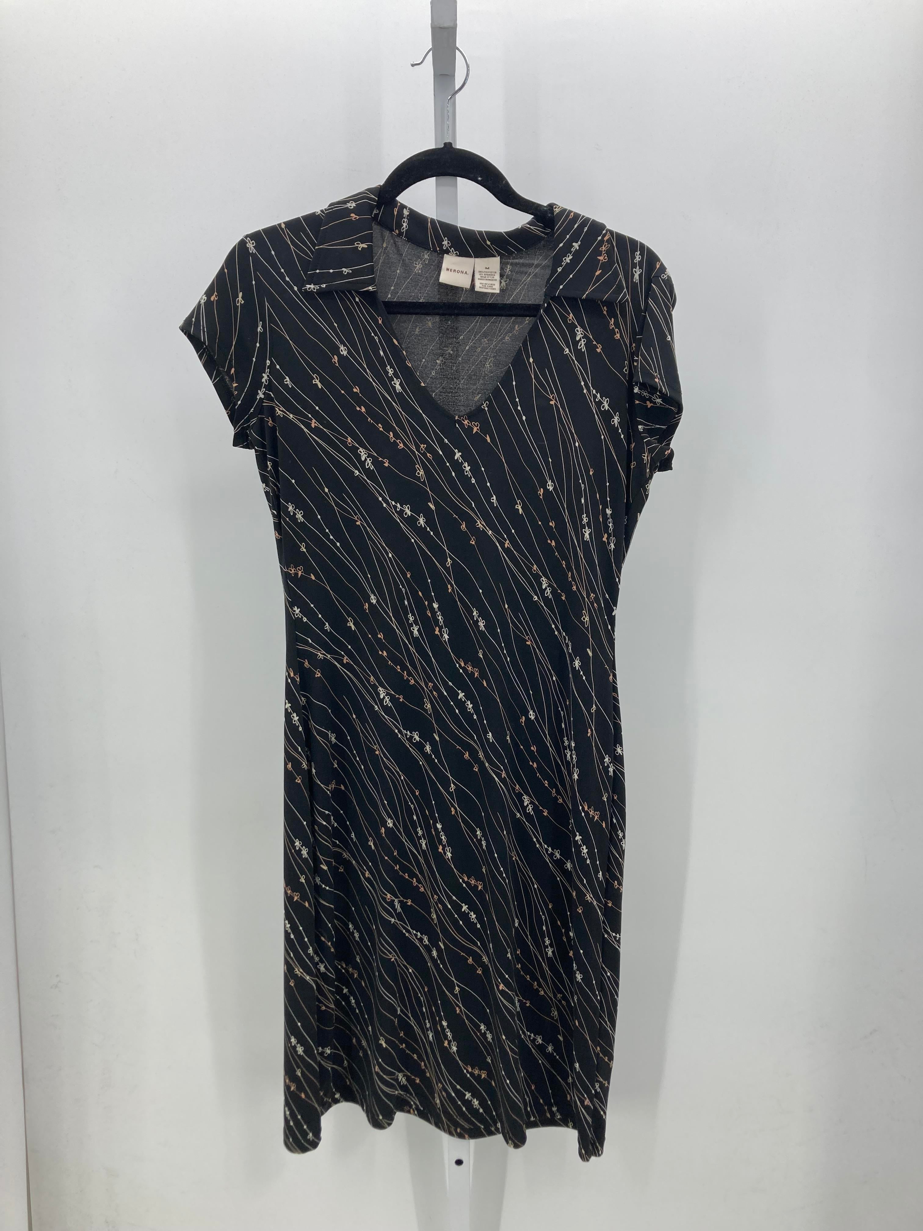 Merona Size Medium Misses Short Sleeve Dress