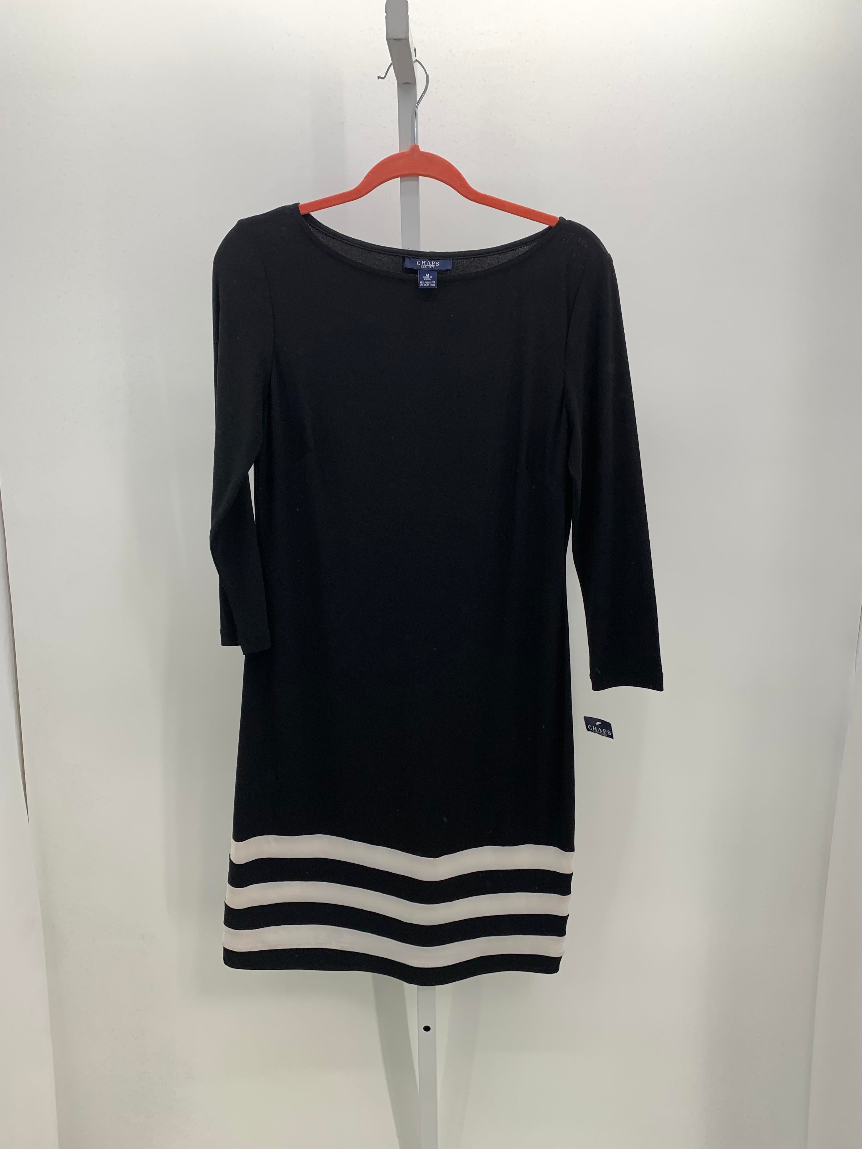 Chaps Size Medium Misses 3/4 Sleeve Dress