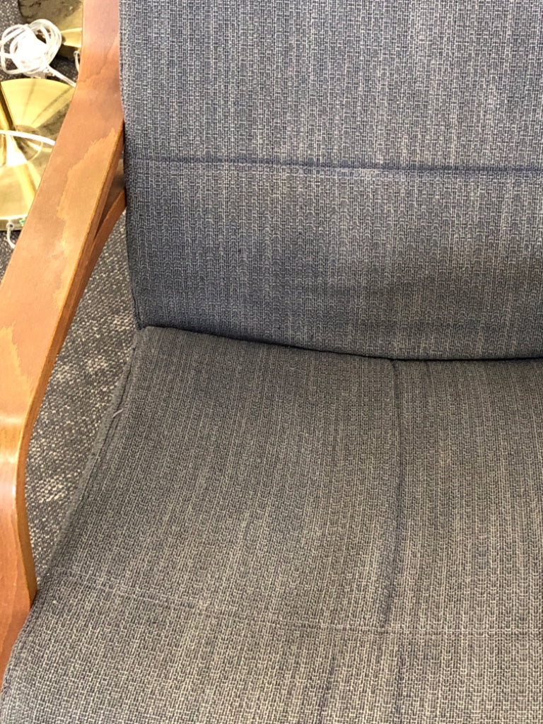 HEAVY GREY OFFICE/ROCKING CHAIR.