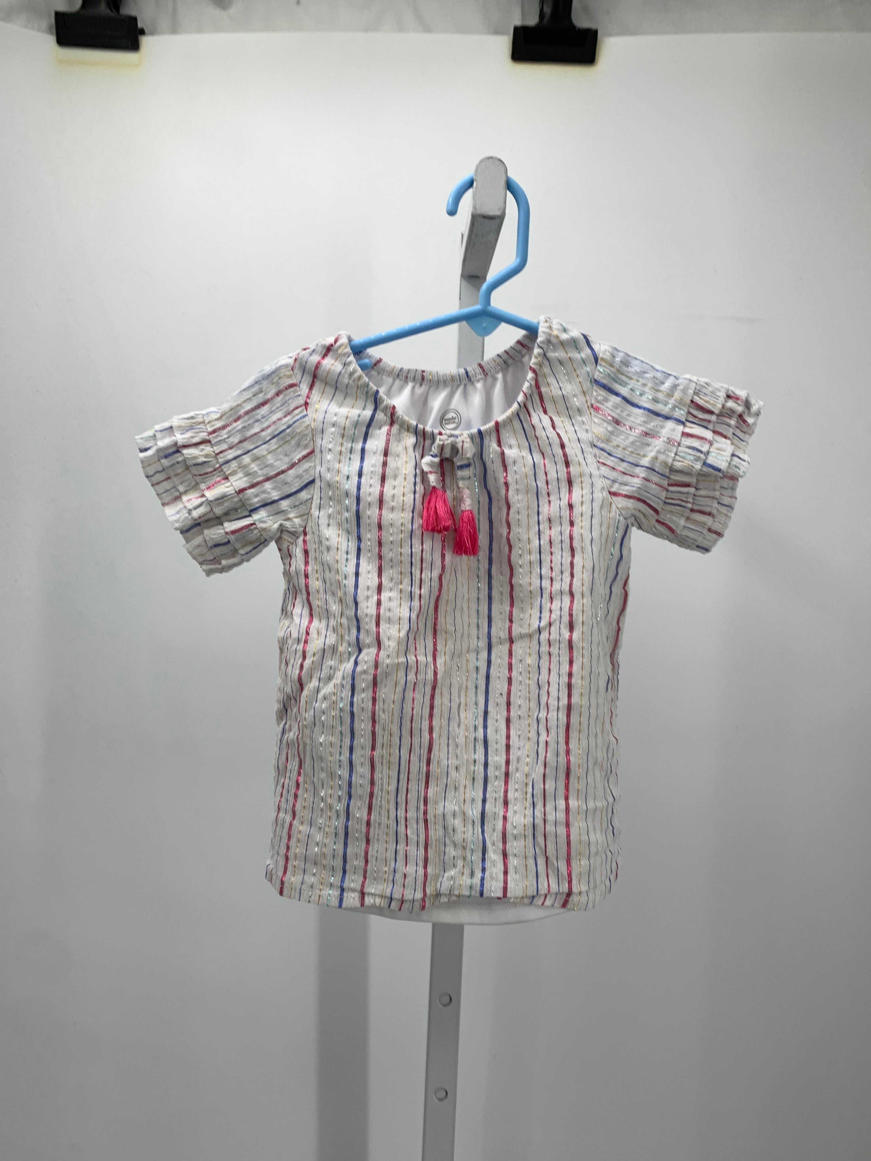 Wonder Nation Size 2T Girls Short Sleeve Shirt
