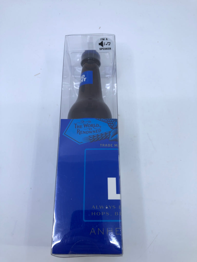 NIB BUDLIGHT BOTTLE WIRELESS SPEAKER.