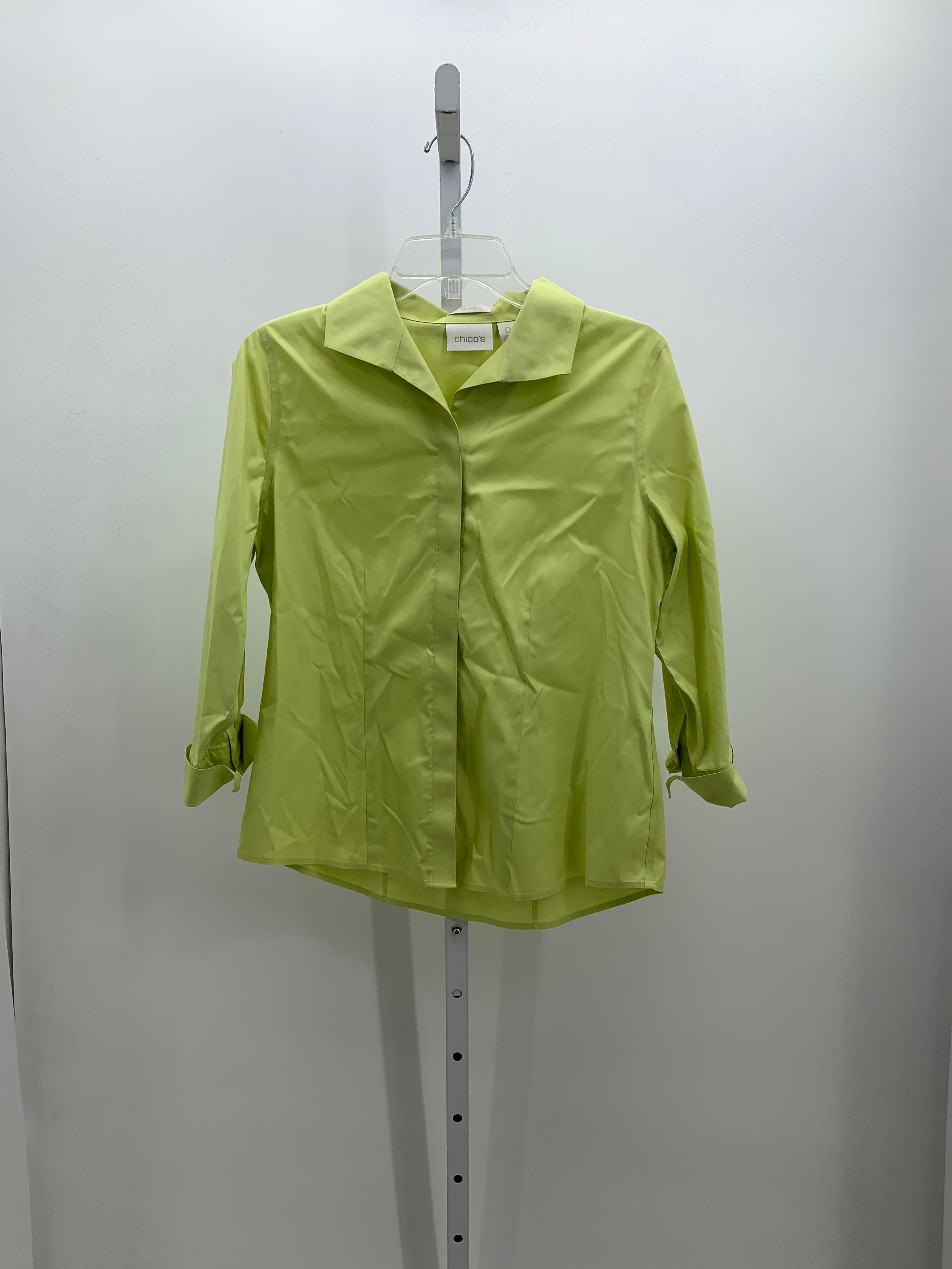 Chico's Size X Small Misses 3/4 Sleeve Shirt