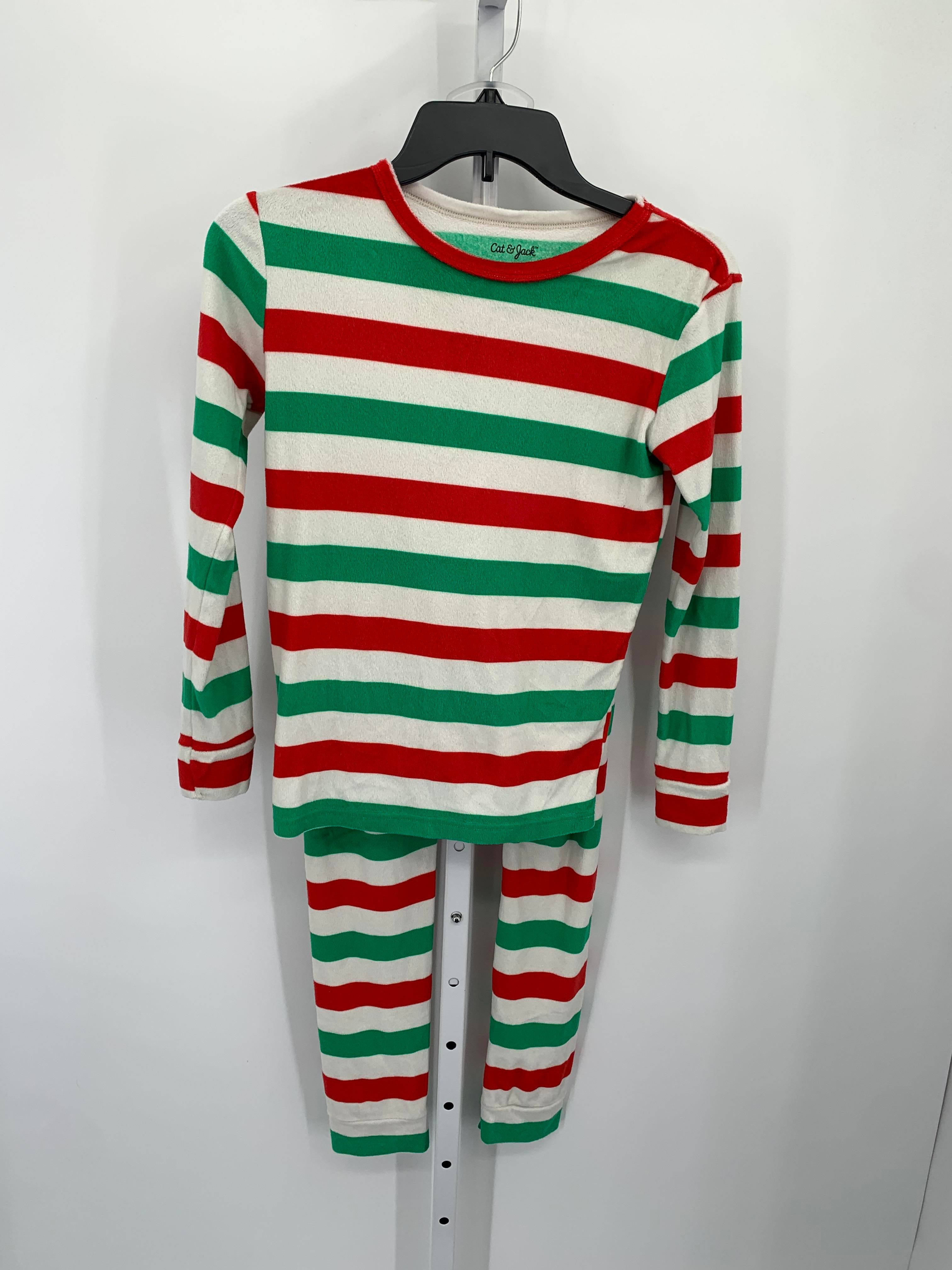 RED GREEN STRIPES FLEECE