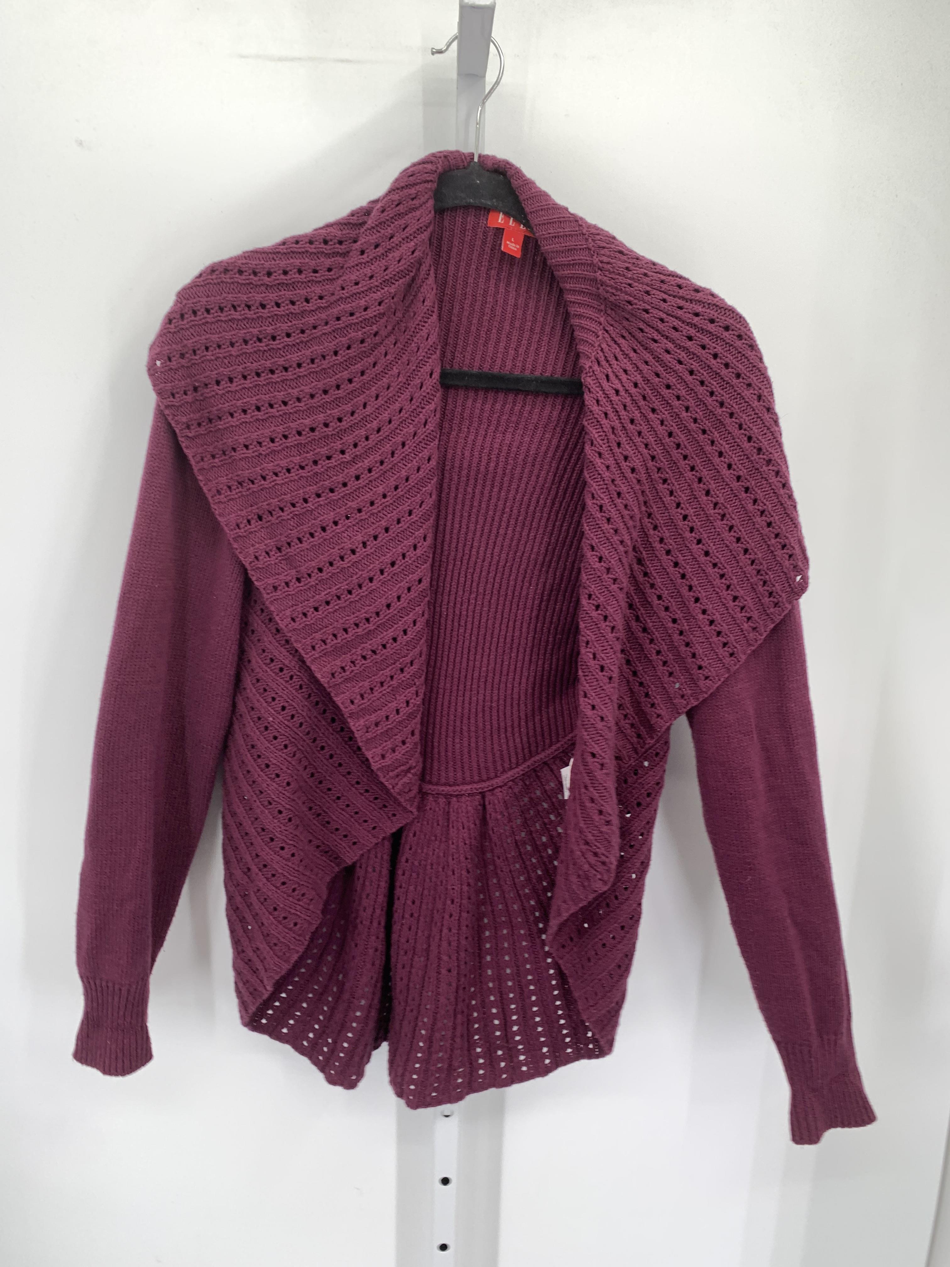 Elle Size Large Misses Cardigan