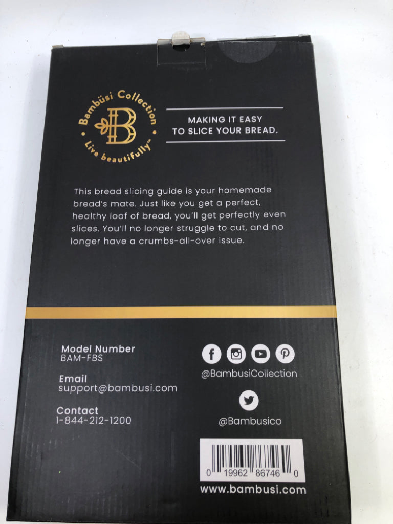 NIB BREAD SLICING KIT