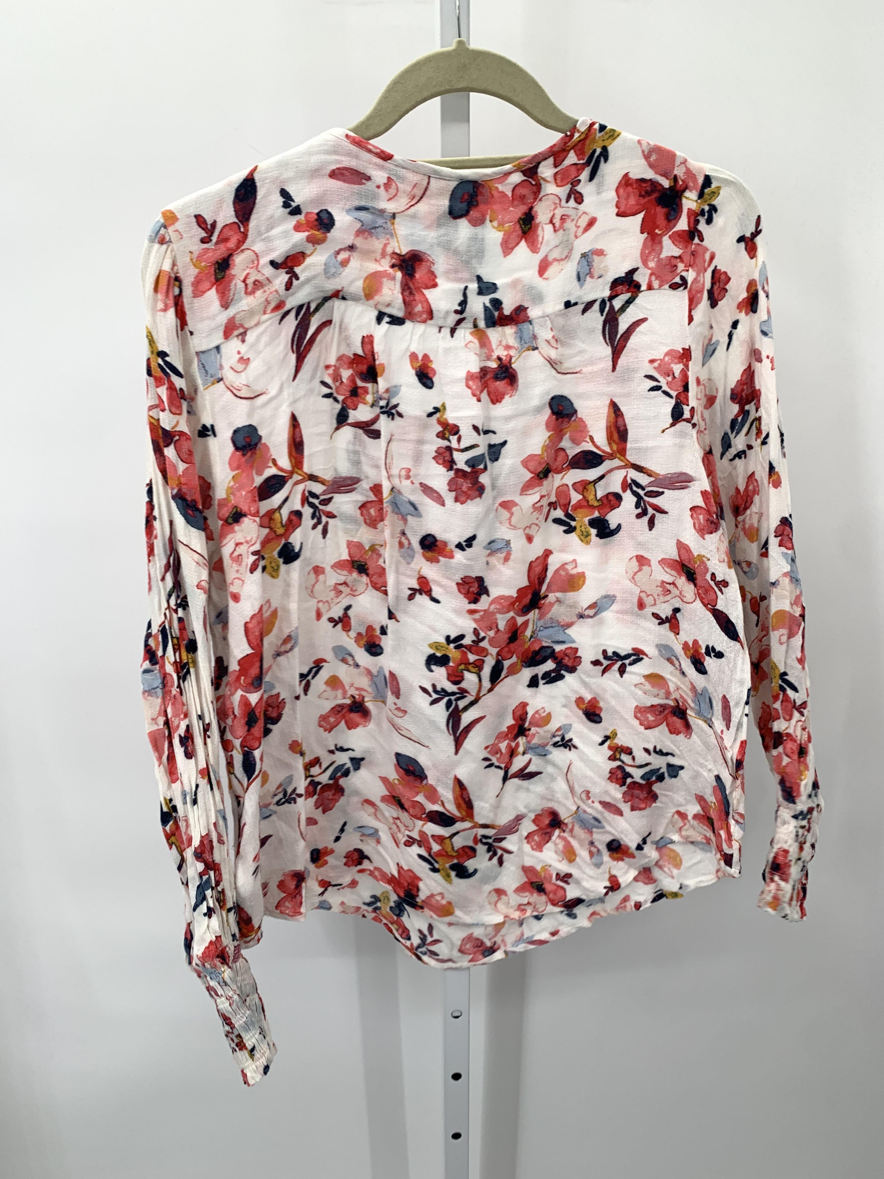 Lucky Brand Size Large Misses Long Sleeve Shirt