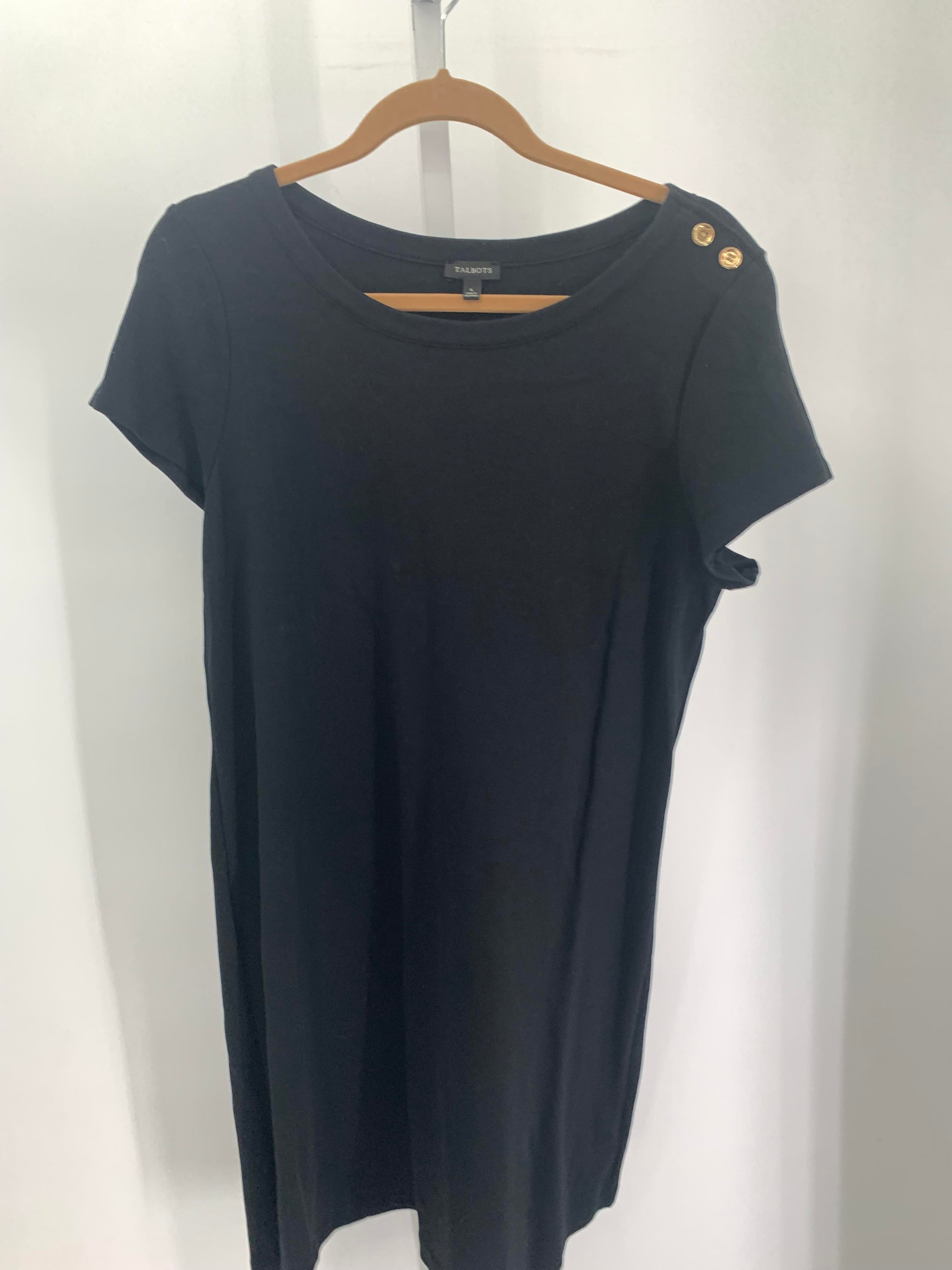Talbots Size Large Misses Short Sleeve Dress